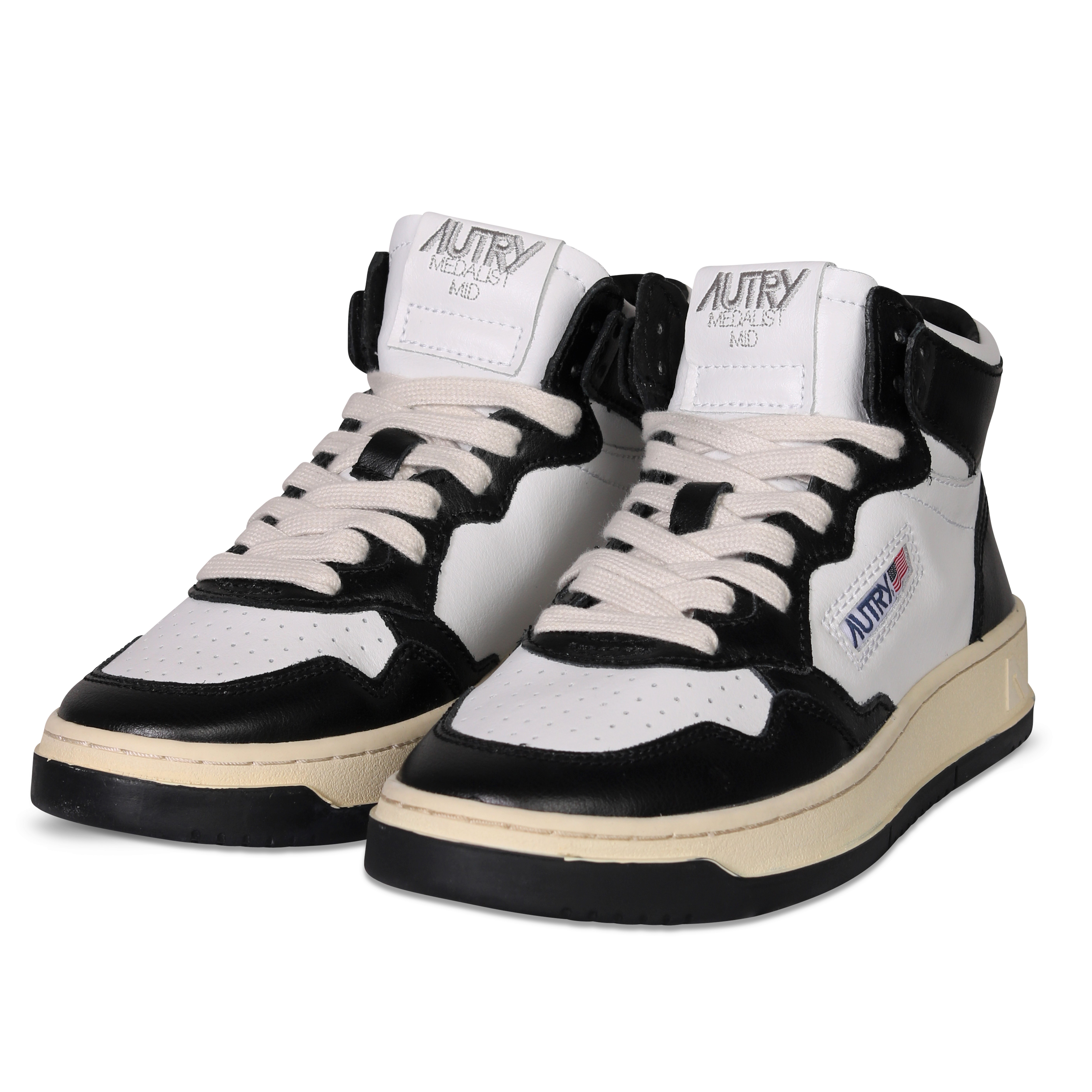 Autry Action Shoes Mid Sneaker White/Black 41