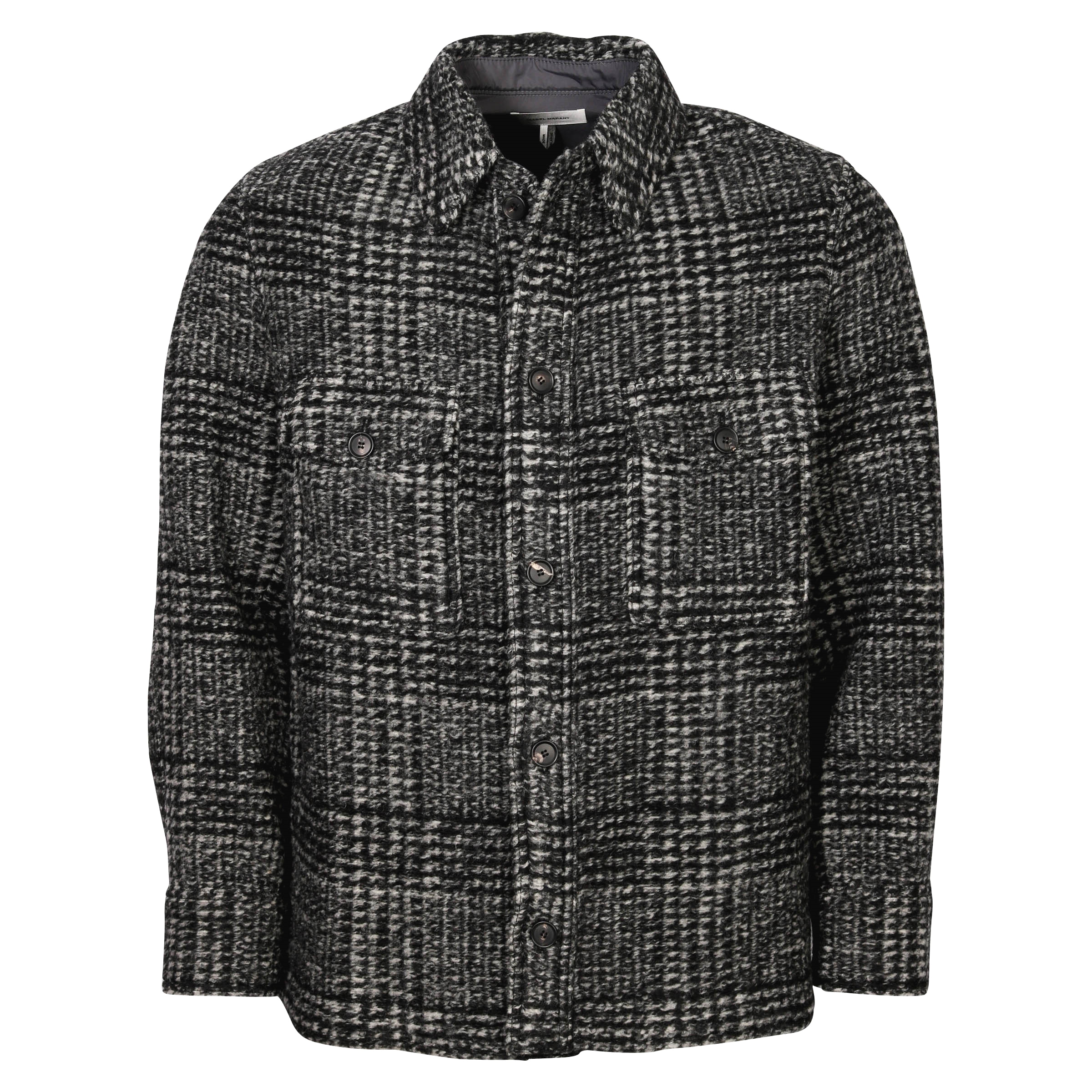 Isabel Marant Check Overshirt Gervon Black/Grey