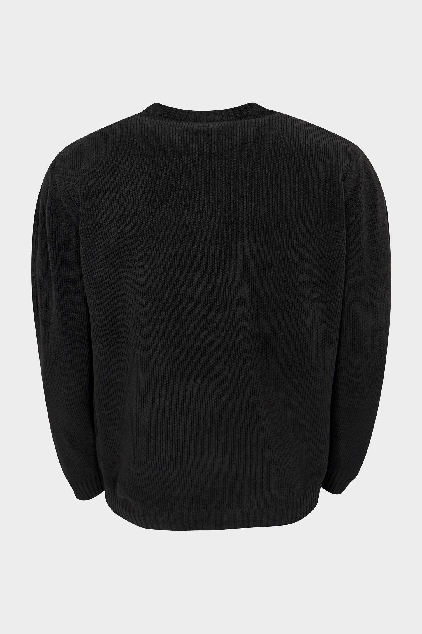 C.P. COMPANY Cotton Chenille Pullover in Black