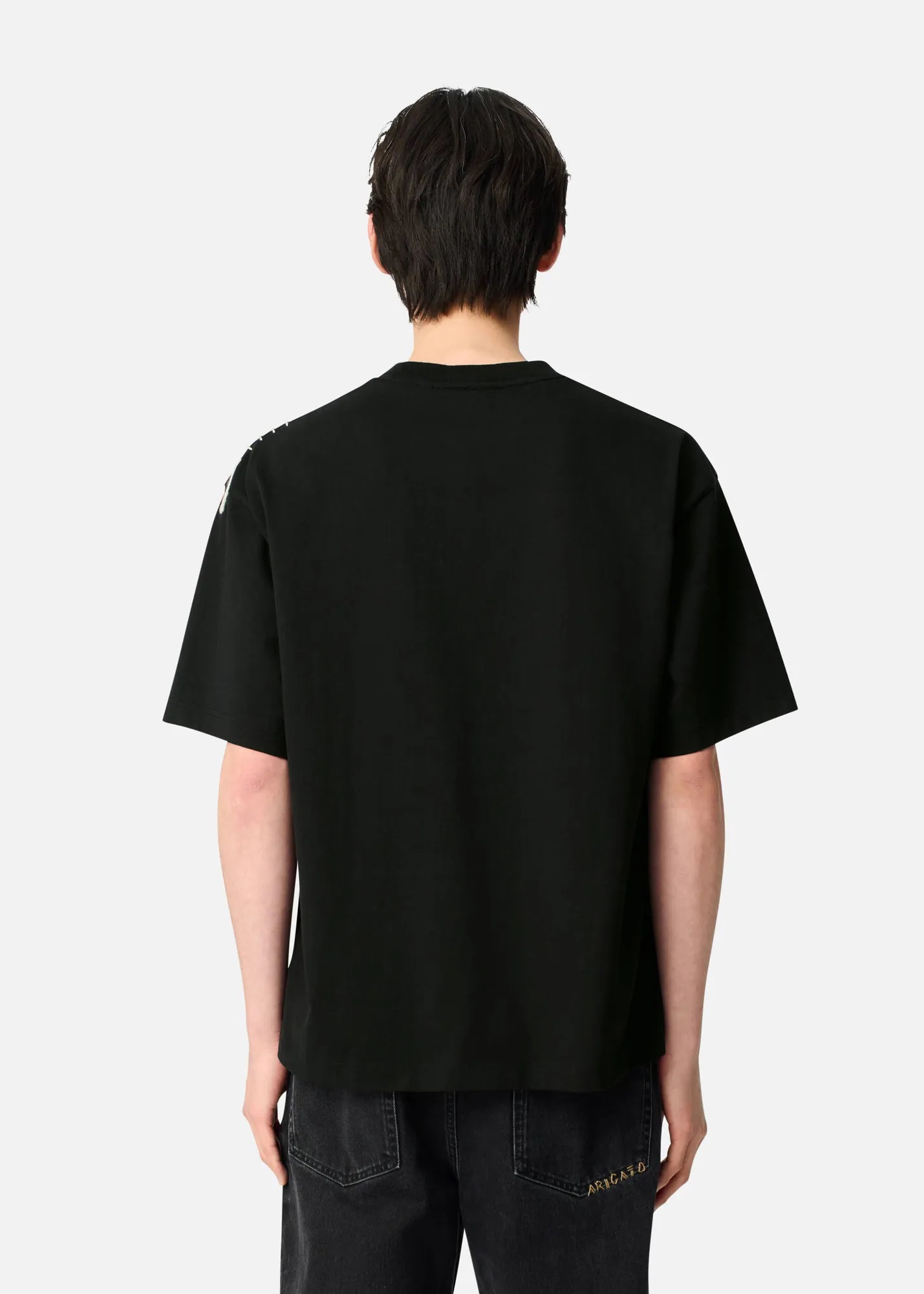 AXEL ARIGATO Threaded T-Shirt in Black