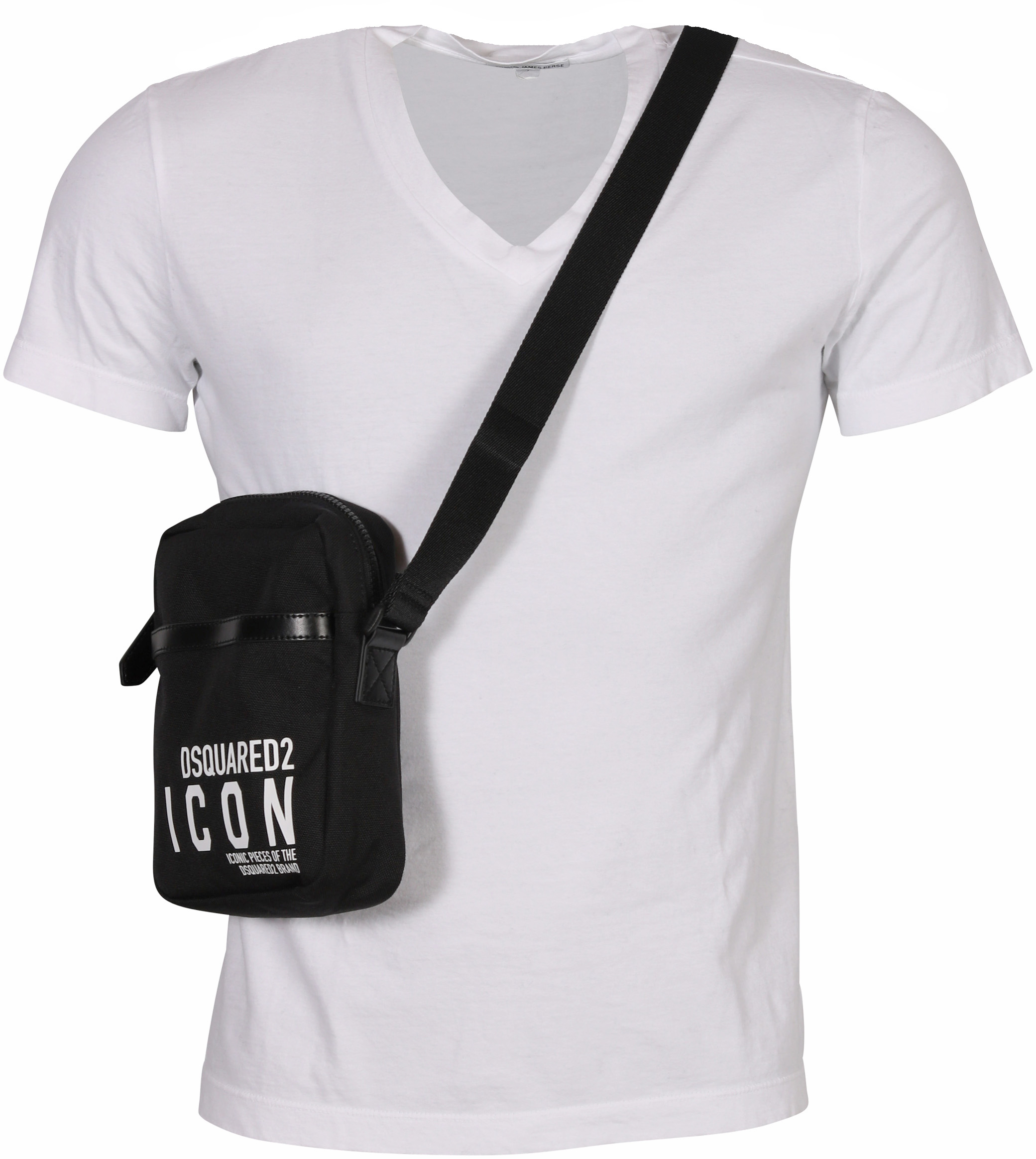 Dsquared Crossbody Bag Black/White