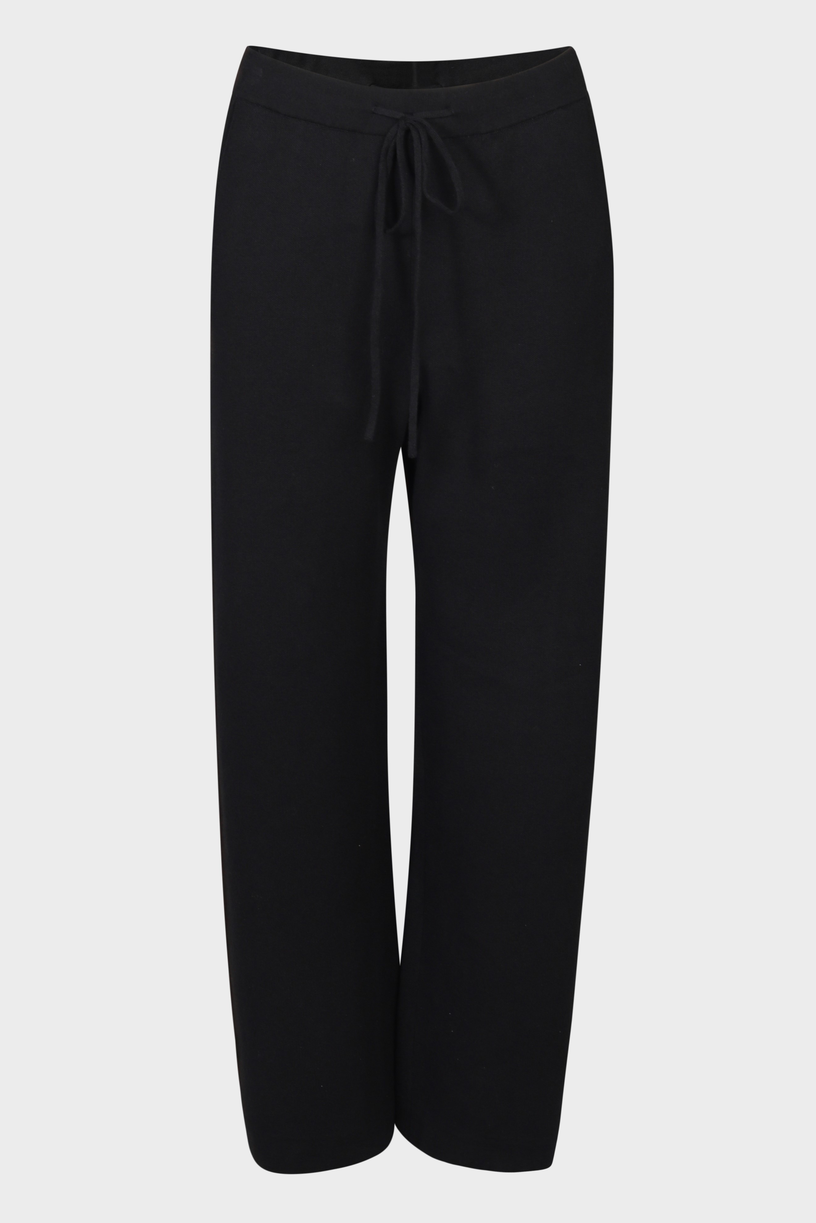 FLONA Cotton/ Cashmere Knit Pant in Black