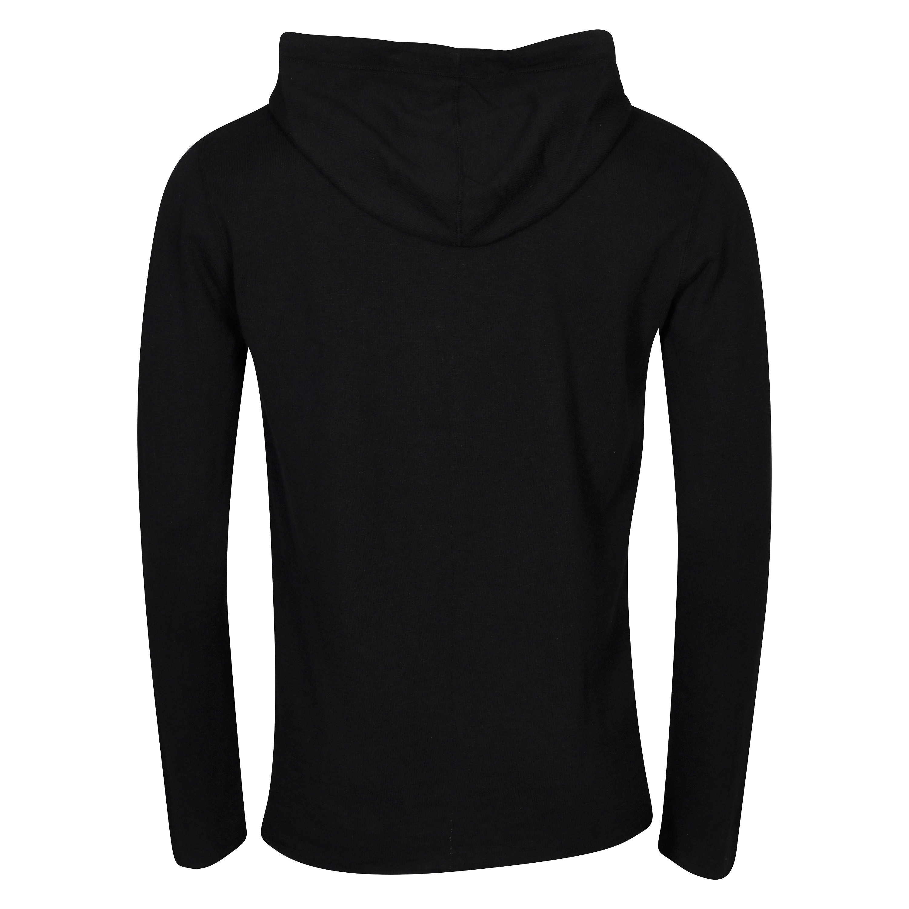 Hannes Roether Knit Hoodie in Black