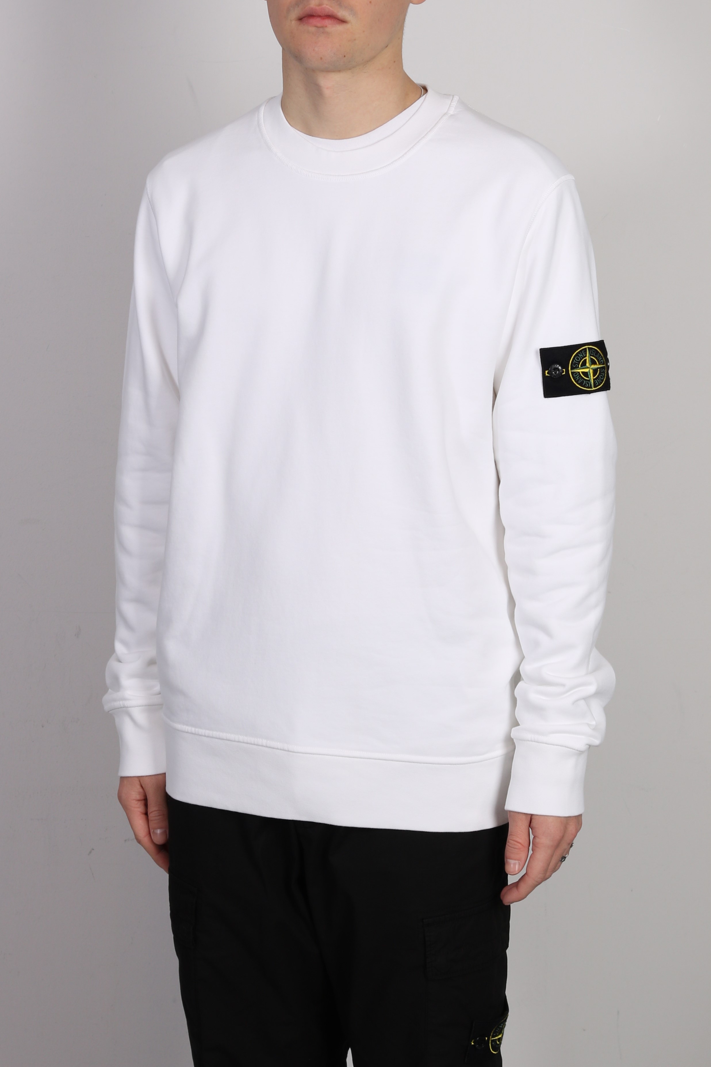 STONE ISLAND Sweatshirt in White L