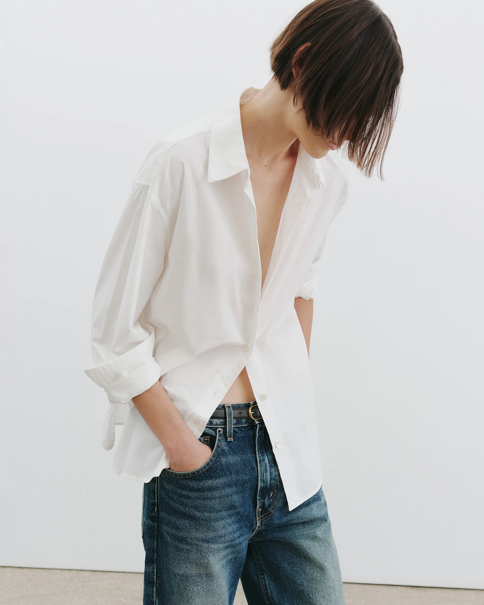 NILI LOTAN Amante Shirt in White