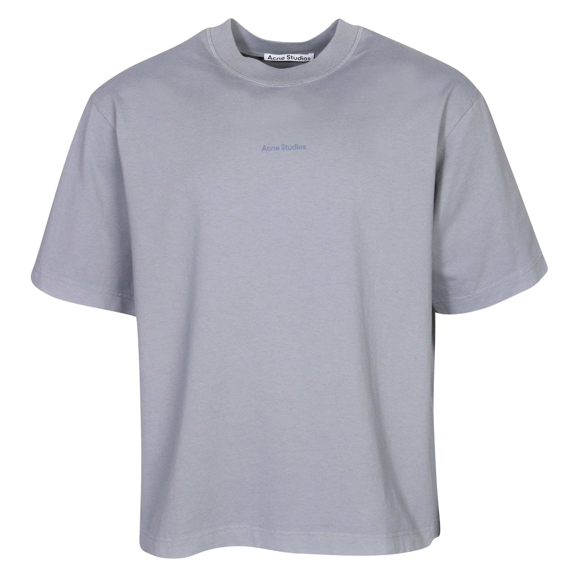 Acne Studios Stamp T-Shirt in Steel Grey XS