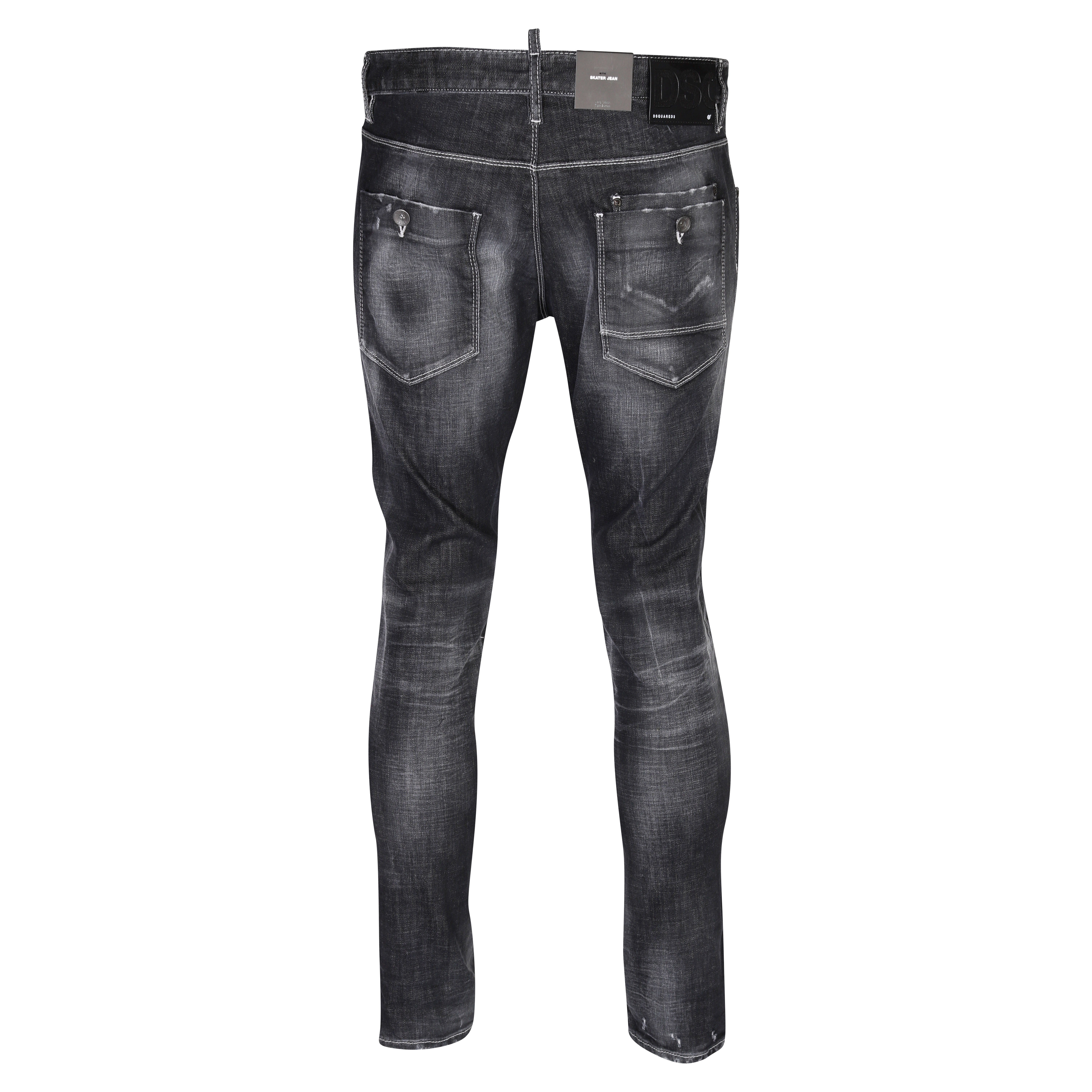 Dsquared Skater Jean in Black Wash