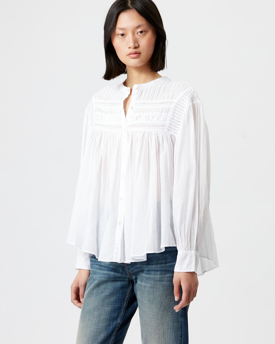 ISABEL MARANT ÉTOILE Plalia Top in Ecru FR38 / DE36