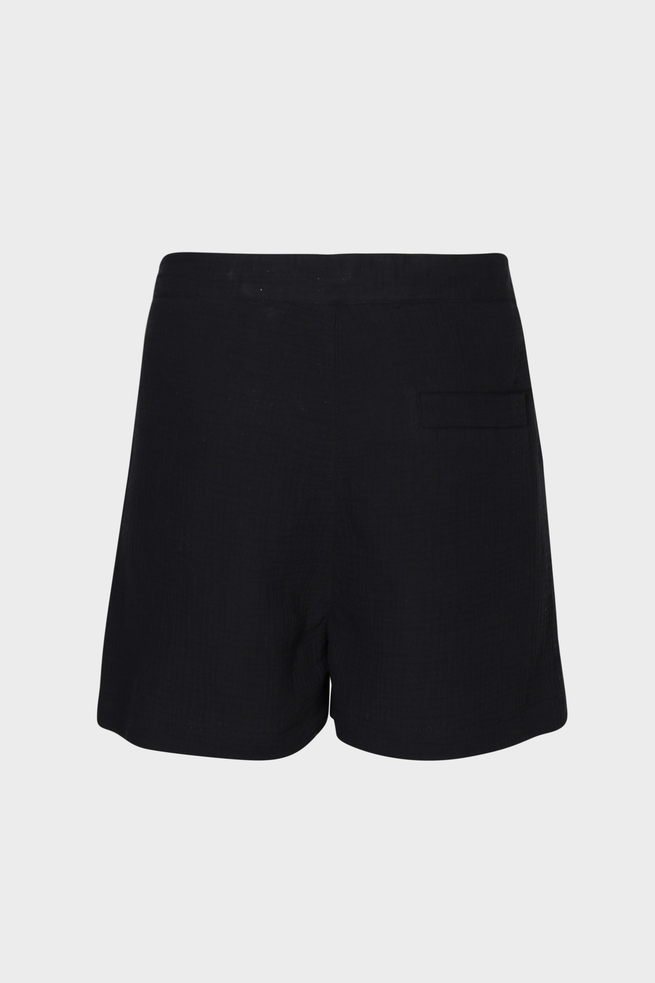 HANNES ROETHER Mousseline Shorts in Black L