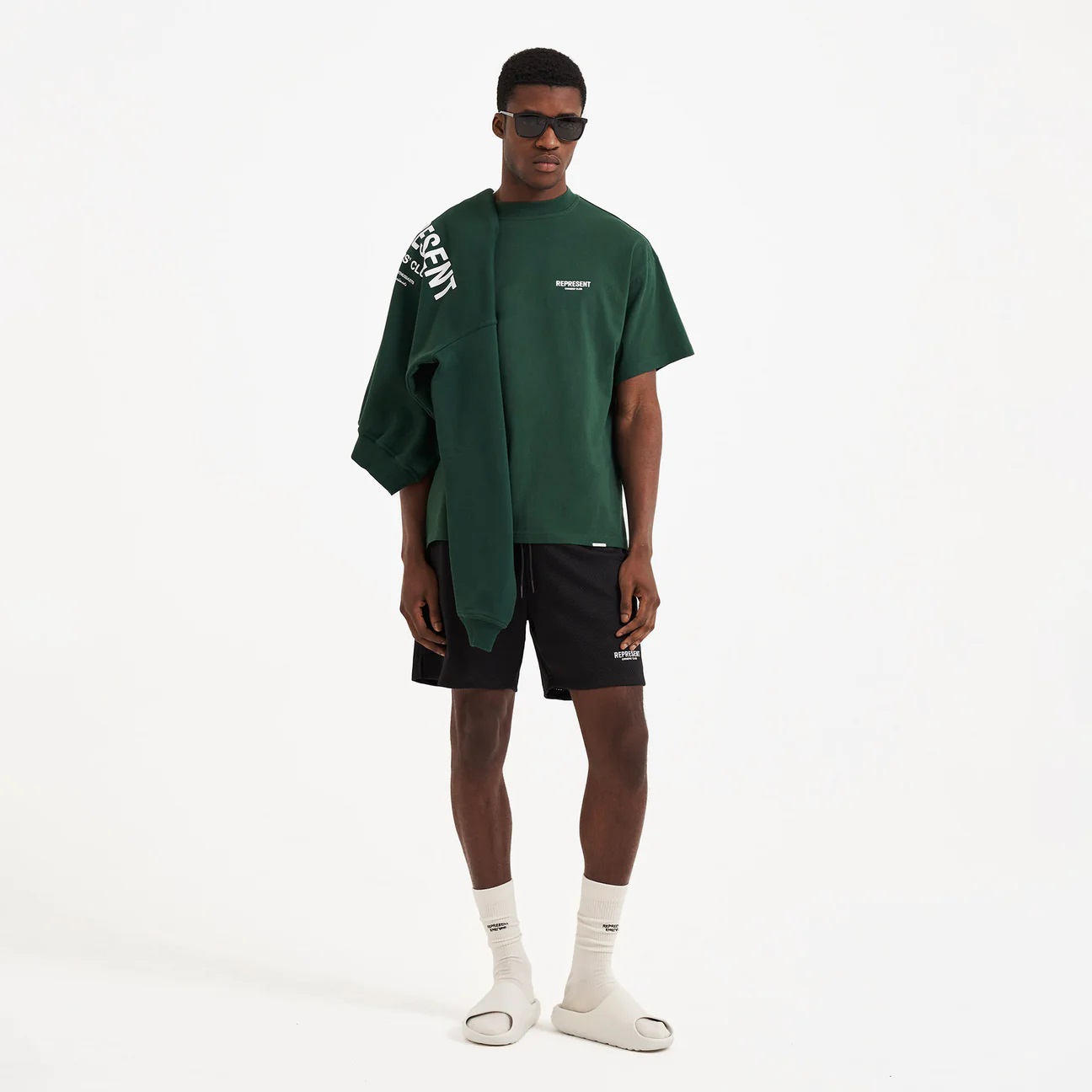 REPRESENT Owners Club T-Shirt in Racing Green XL