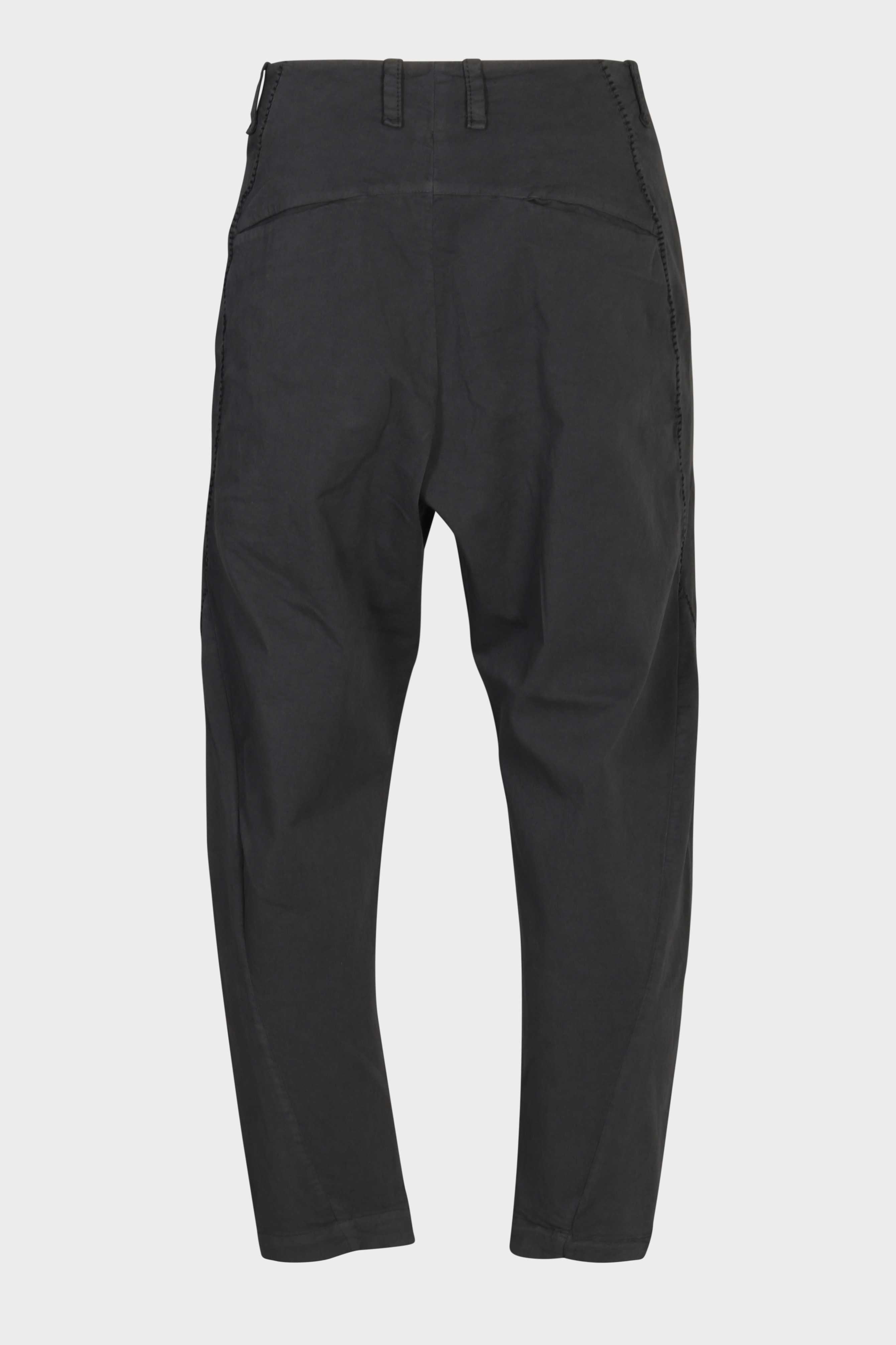 TRANSIT UOMO Cotton Stretch Pant in Dark Grey S