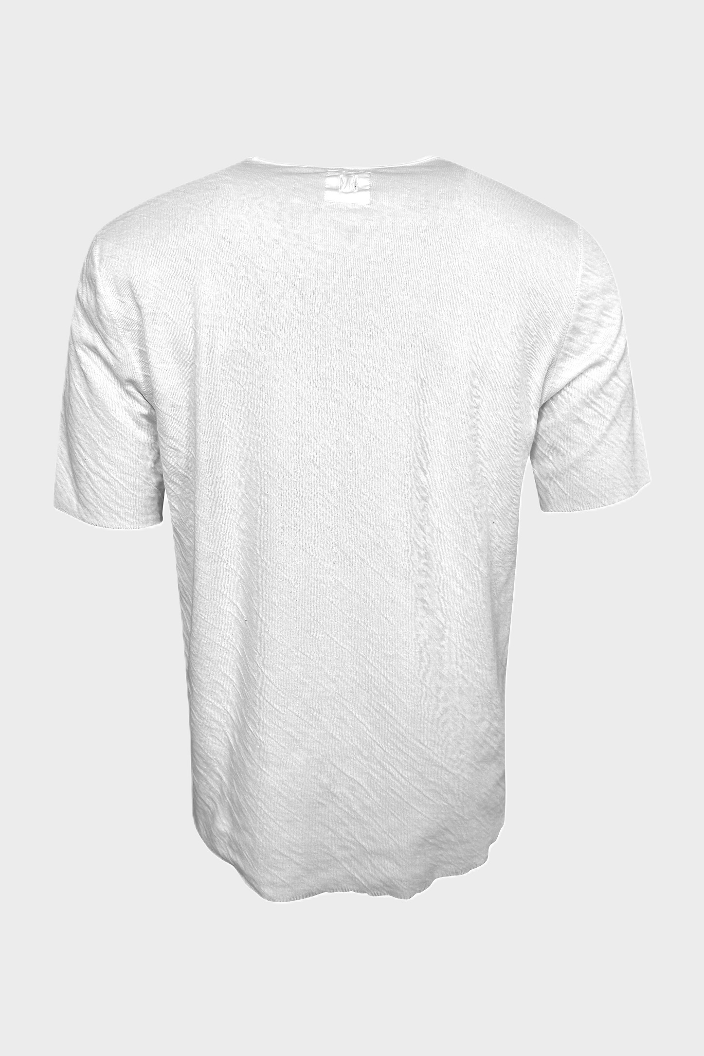 HANNES ROETHER Cozy Double Layered T-Shirt in White