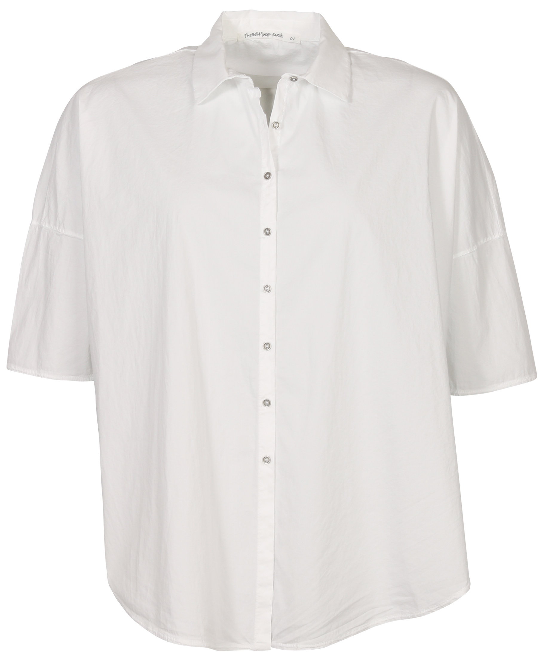 Transit Par Such Cotton Shirt White