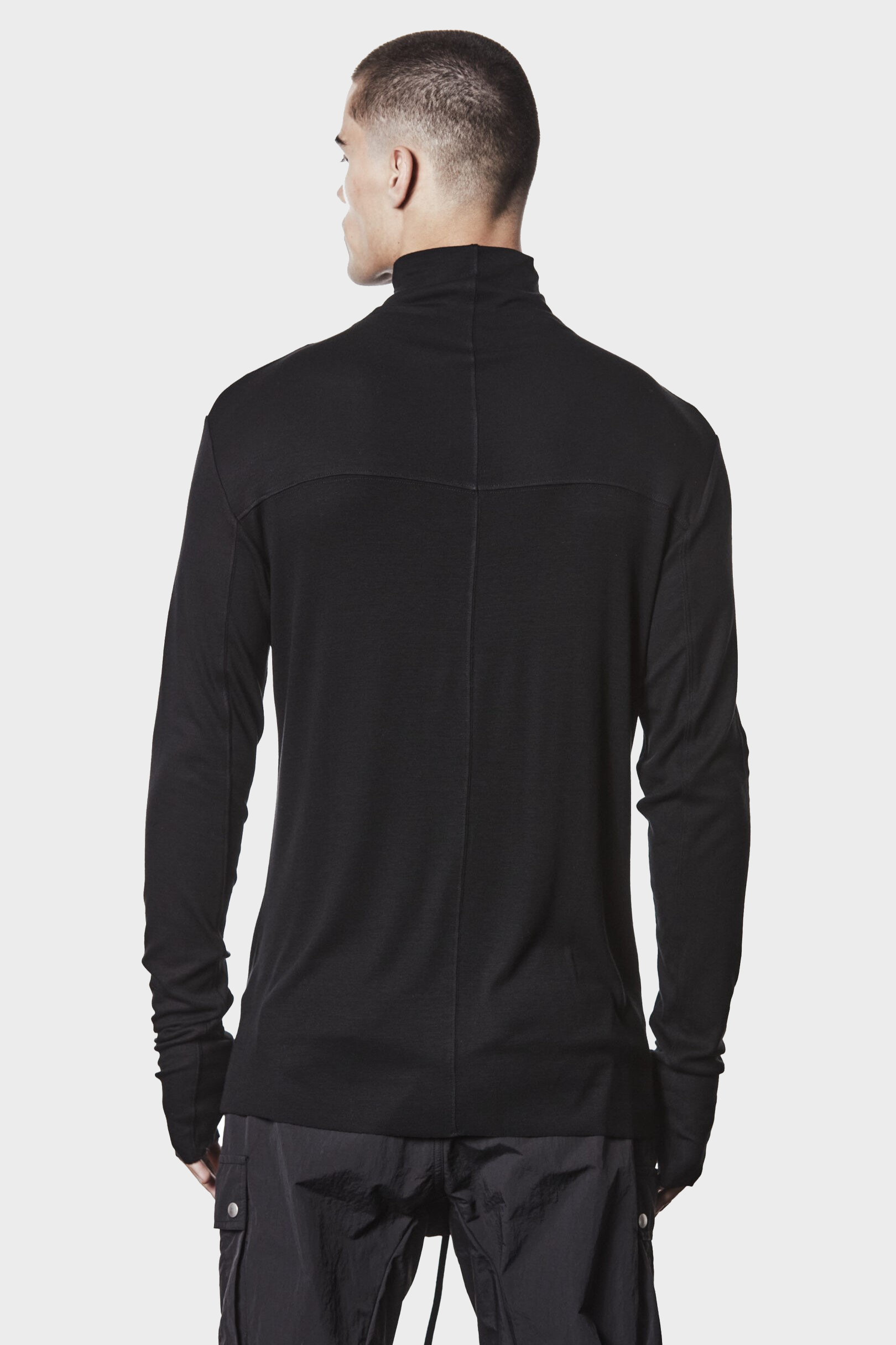 THOM KROM Turtleneck Longsleeve in Black
