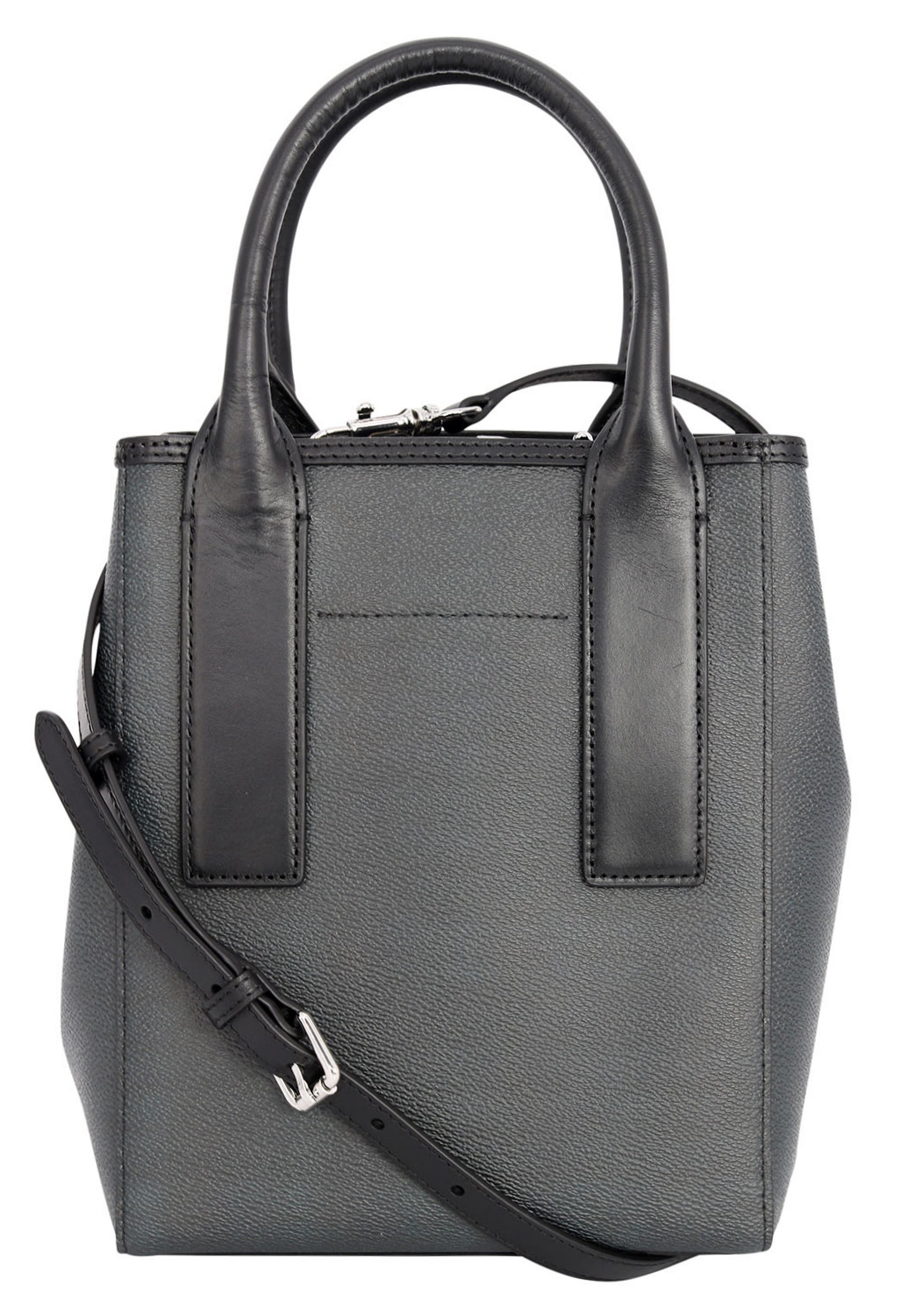 Ganni Tote Bag Phantom Yellow Darkgrey Black