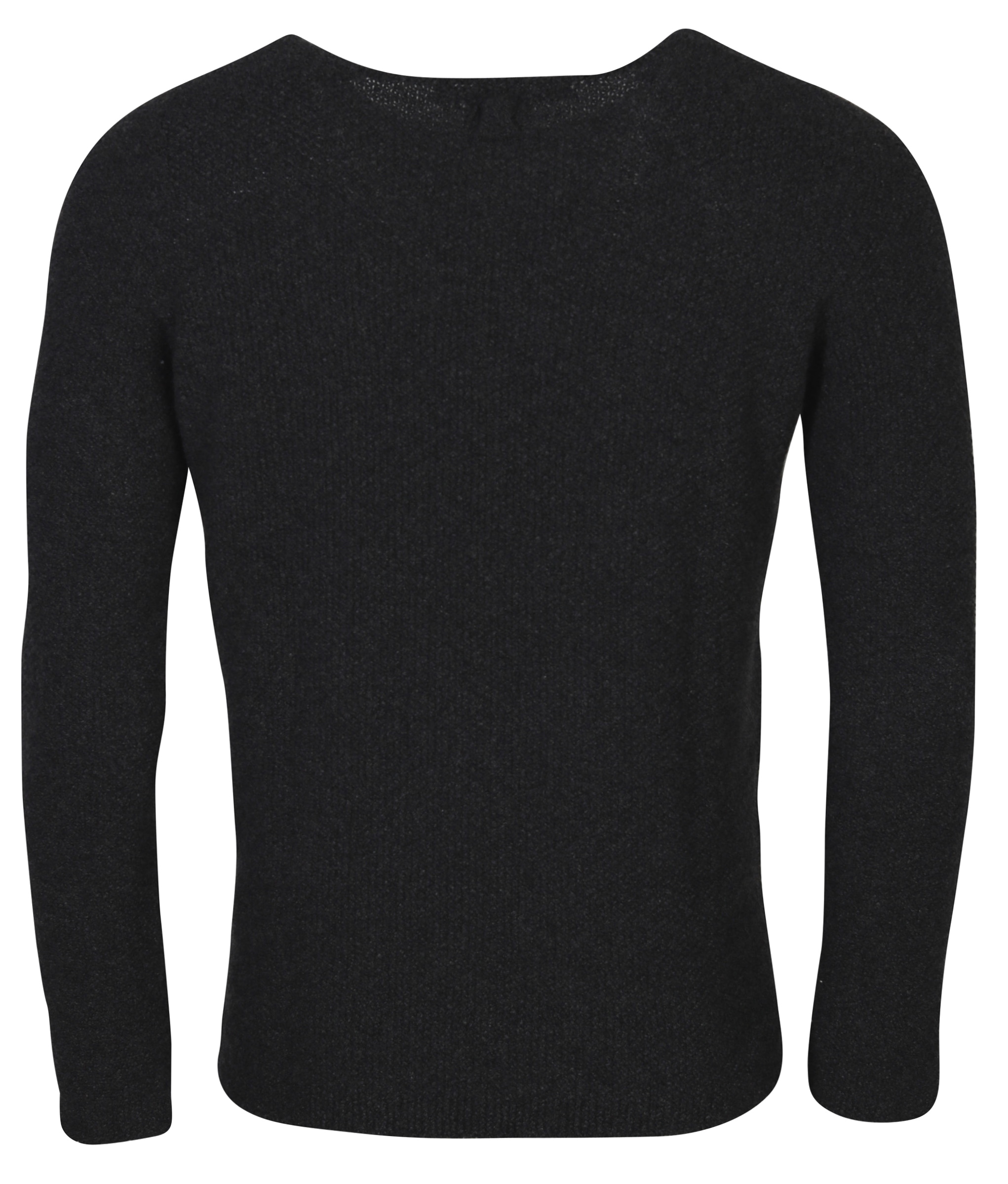 Hannes Roether Cashmere Mix Sweater Dark Grey Melange