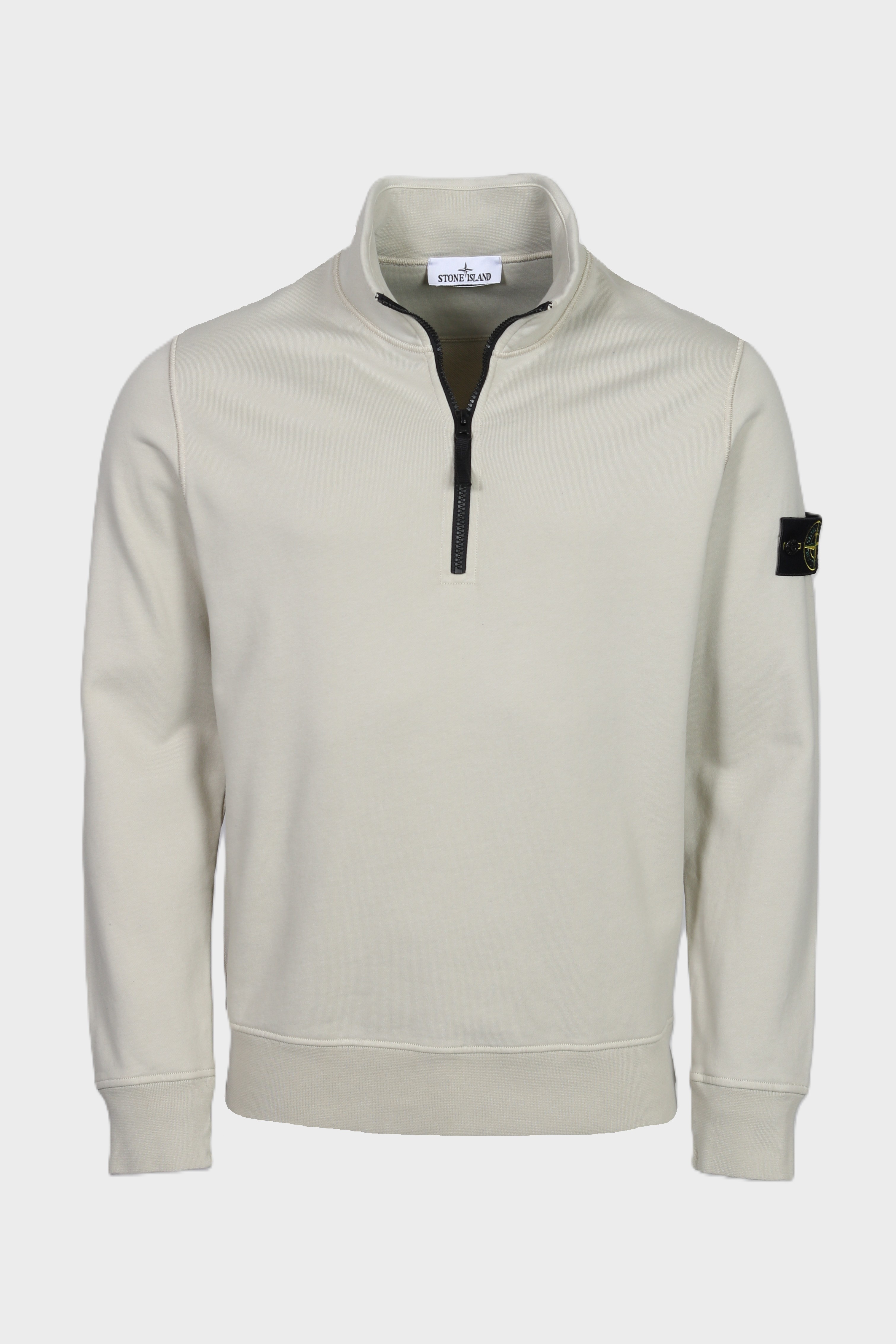 STONE ISLAND Half-Zip Sweatshirt in Stone