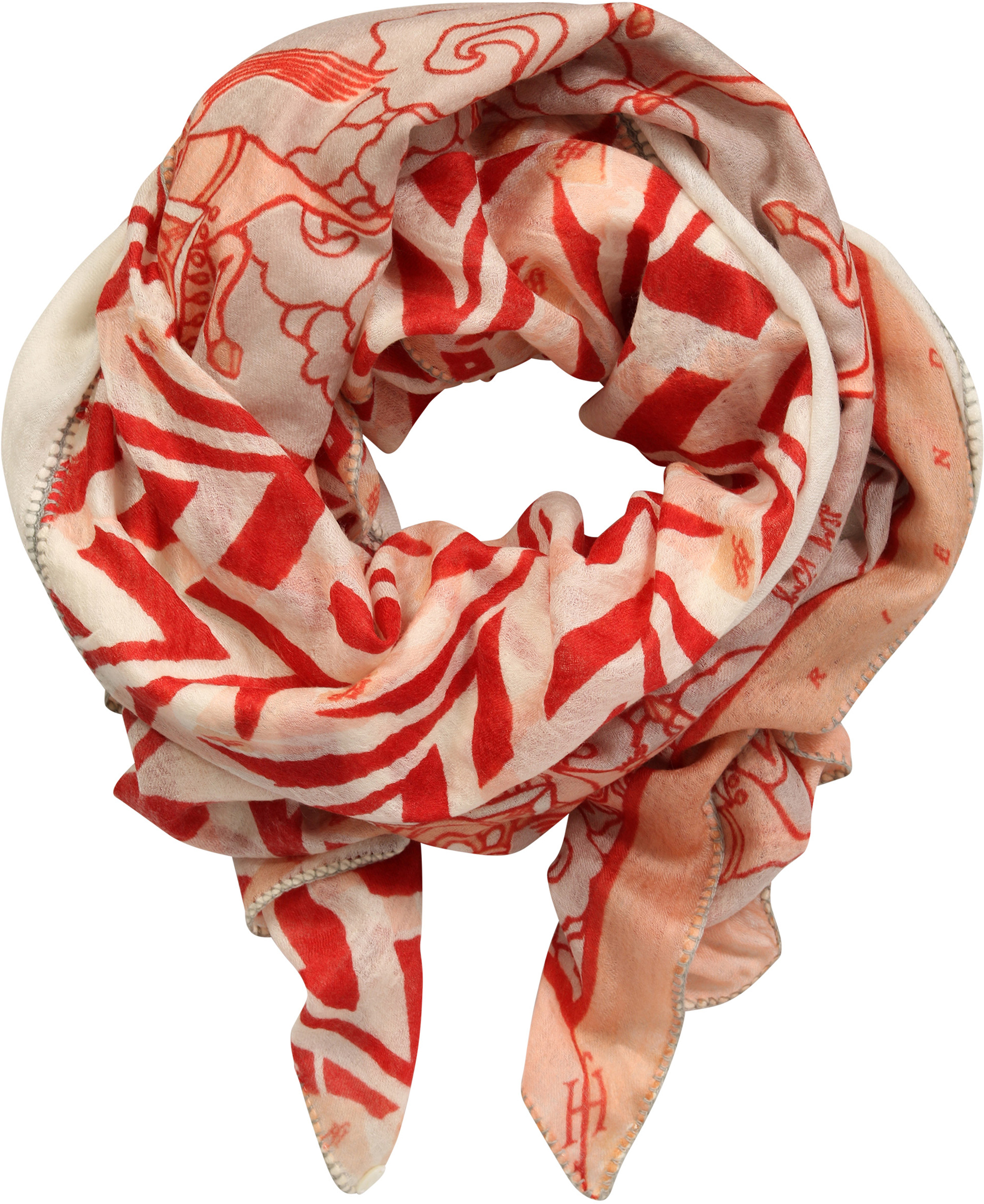 Friendly Hunting Patch Scarf Multicolour
