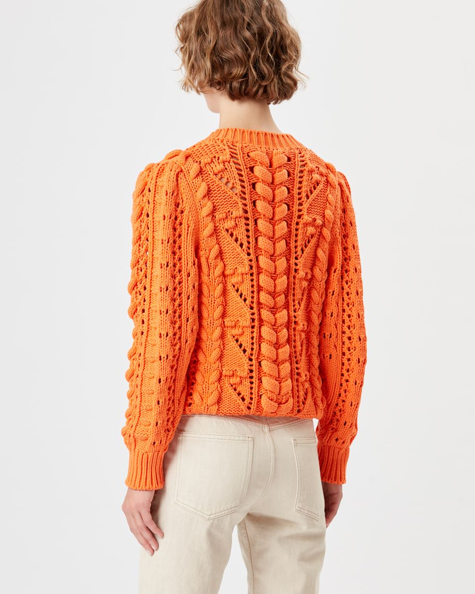 Isabel Marant Étoile Zack Knit Pullover in Orange