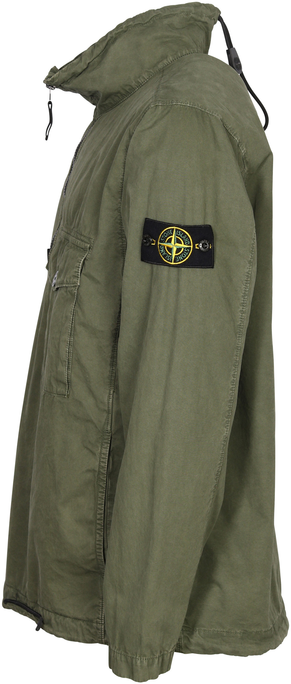 Stone Island Cotton Overshirt Olive Washed XL
