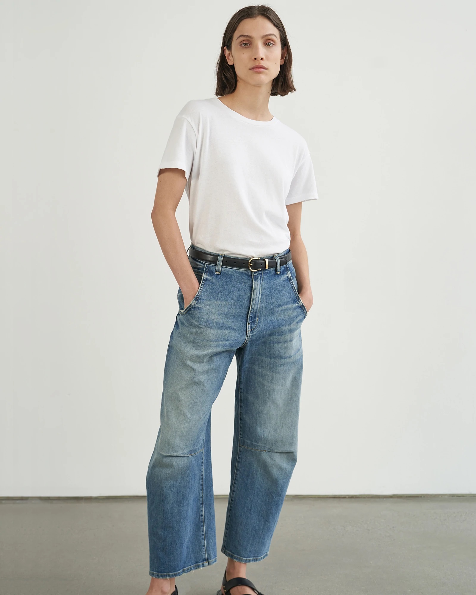 Nili Lotan Emerson Jeans Faded Wash