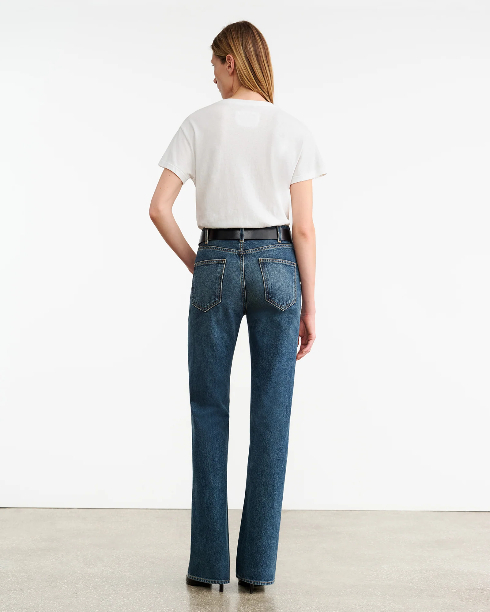 NILI LOTAN Loose Fit T-Shirt in White XL