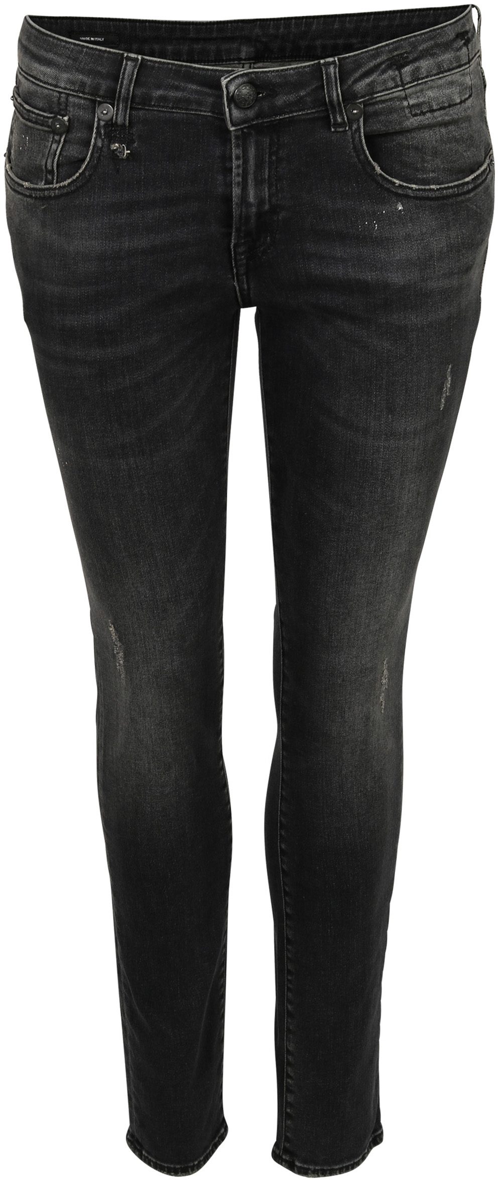 R13 Jeans Kate Skinny Orion Black Wash