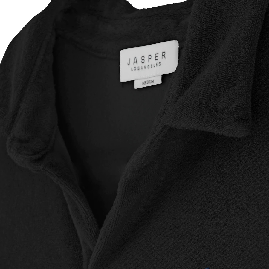 Jasper Los Angeles Terry Polo Fairfax in Black S