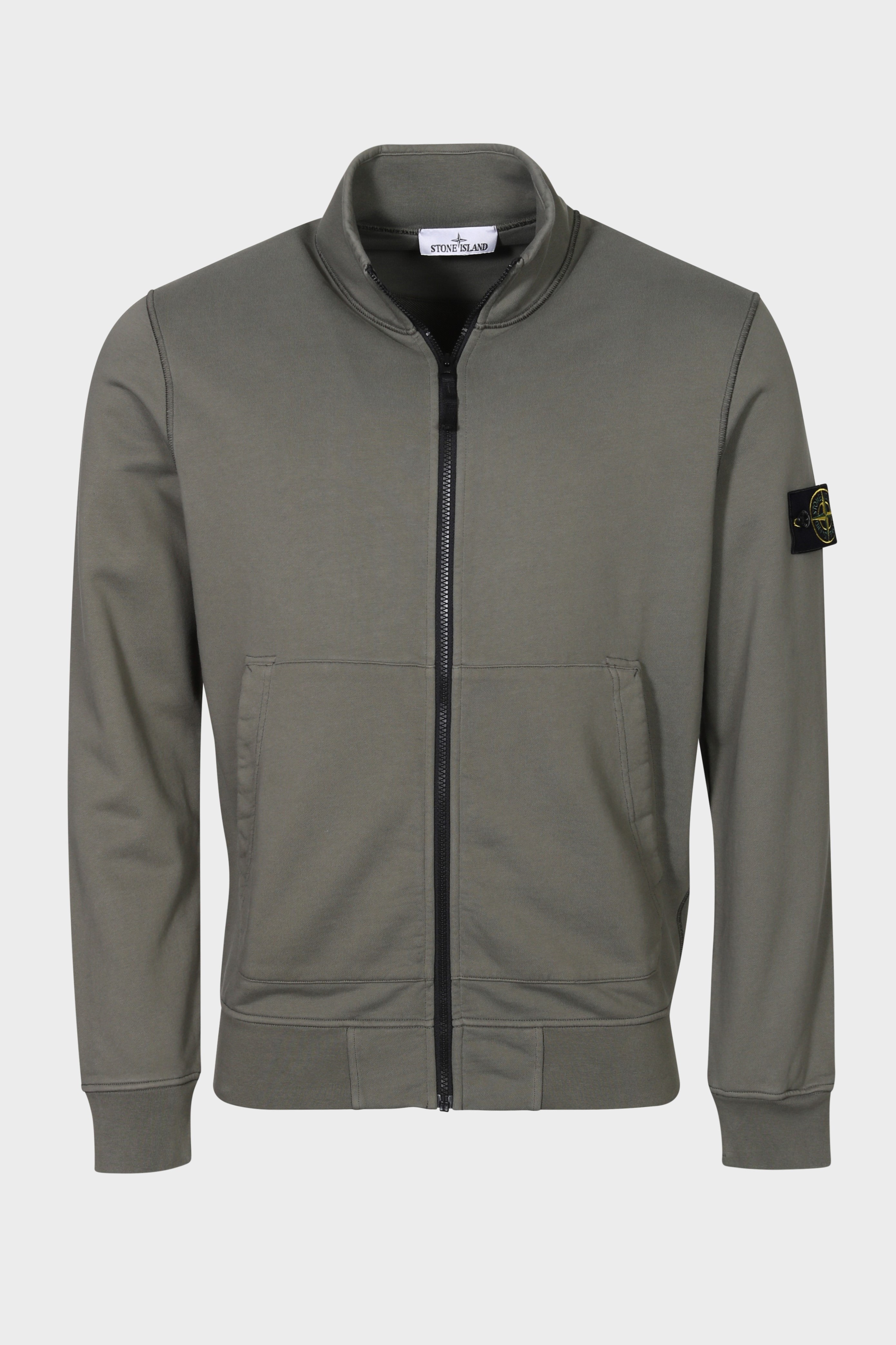 STONE ISLAND Zip Sweatshirt in Green XL