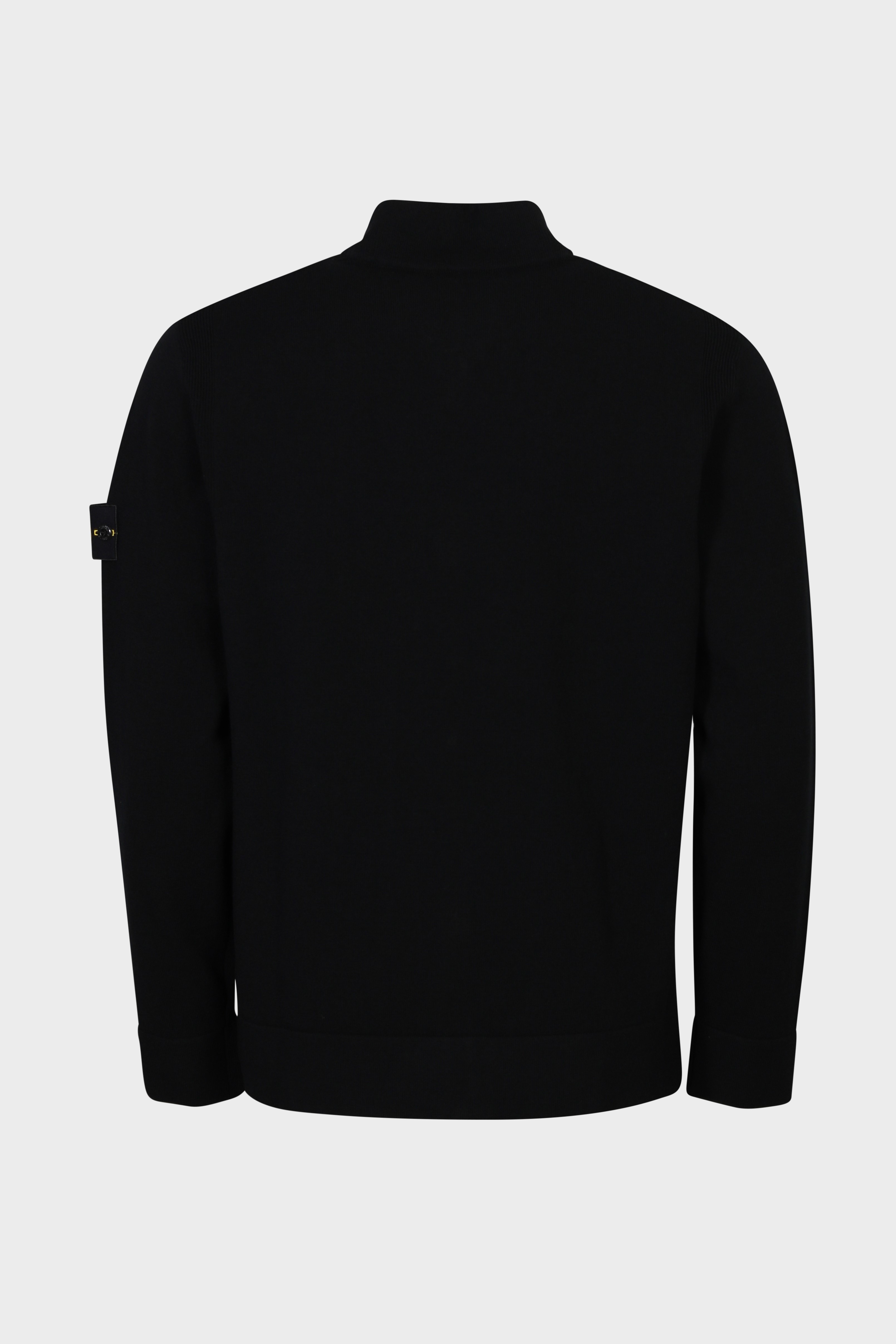 STONE ISLAND Knit Jacket in Black 3XL