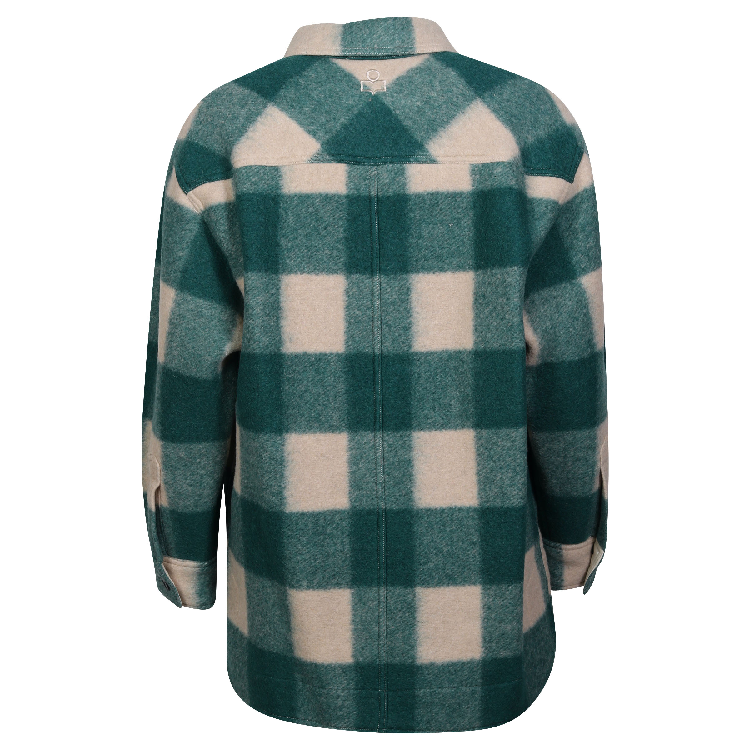 Isabel Marant Étoile Check Overshirt Harveli Green