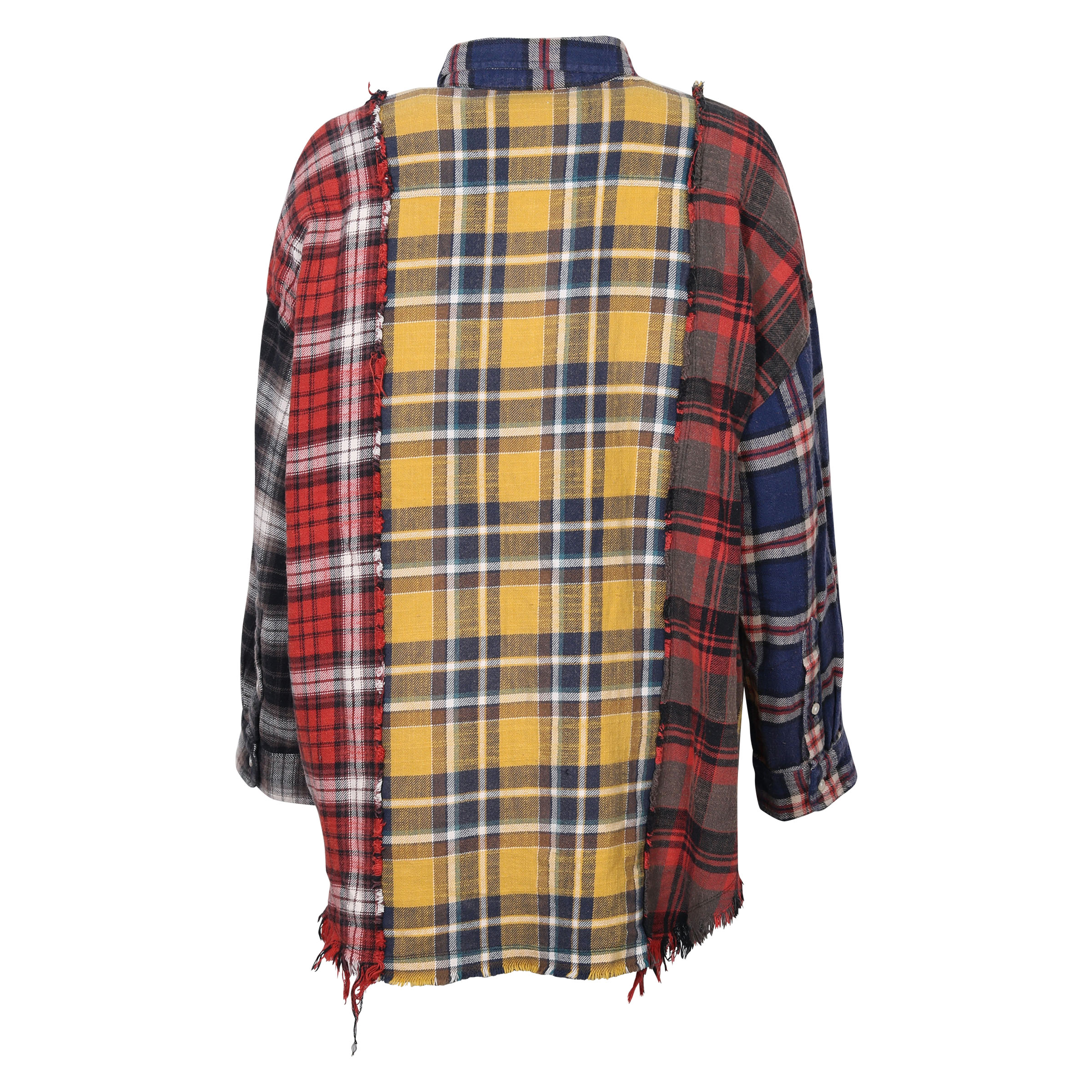 R13 Multi Plaid Shirt M
