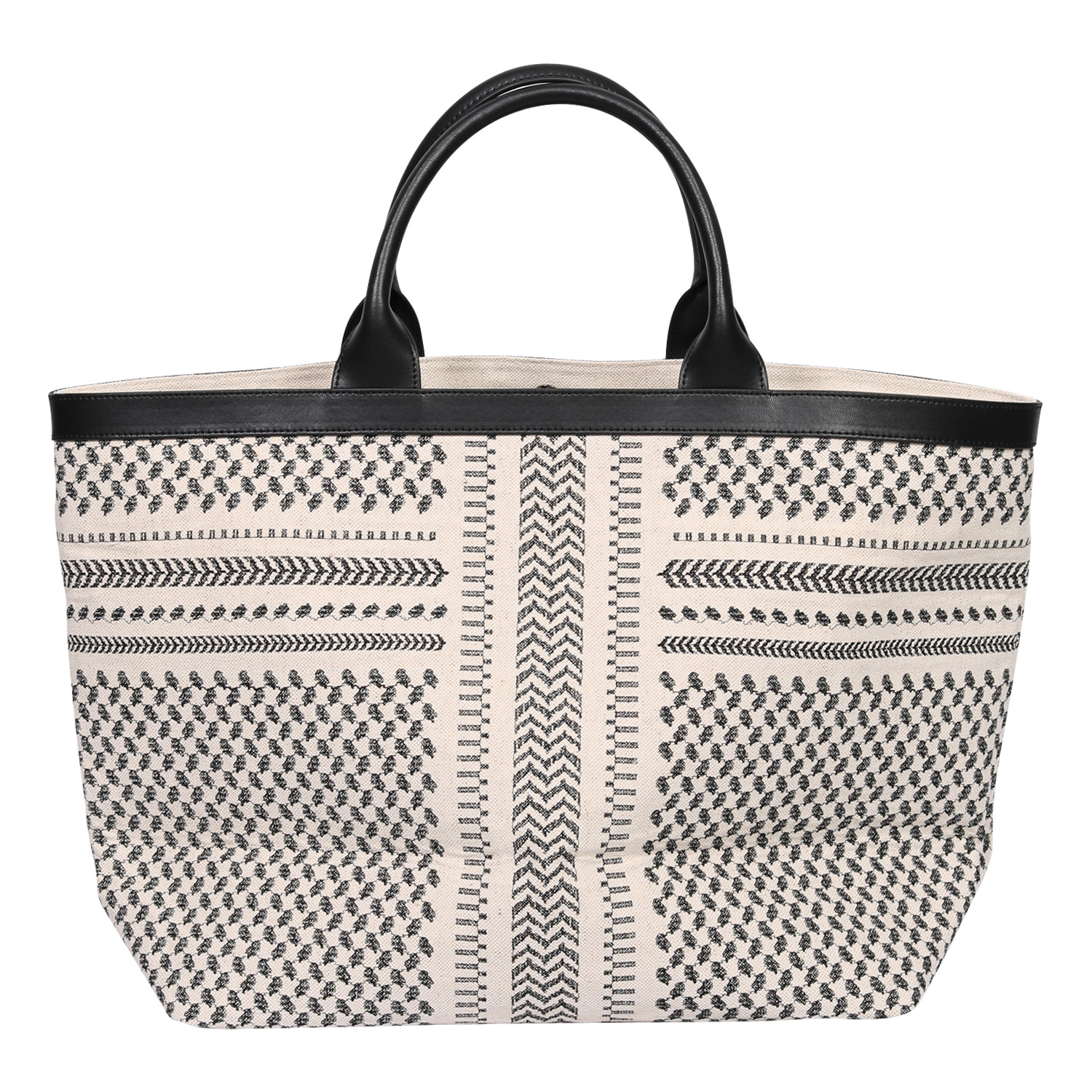 Lala Berlin Tote Lauren X-Stitch Black