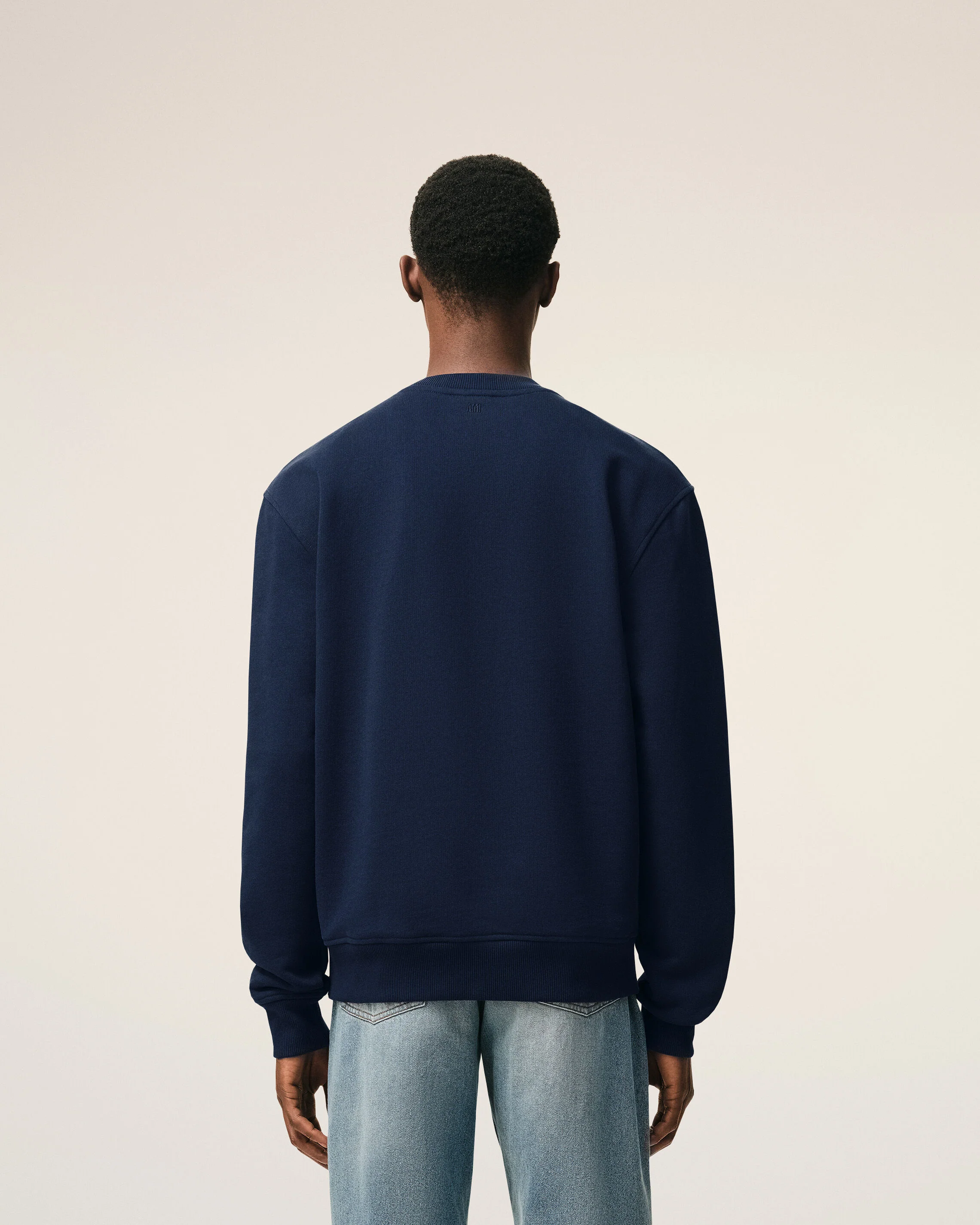 AMI PARIS de Coeur Sweatshirt in Night Blue