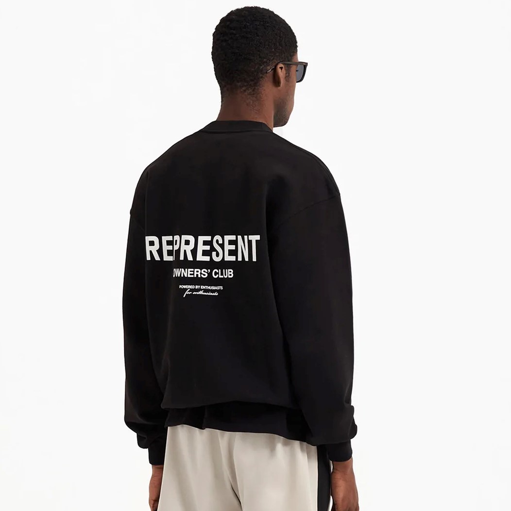 Represent Owners Club Sweater in Black XL
