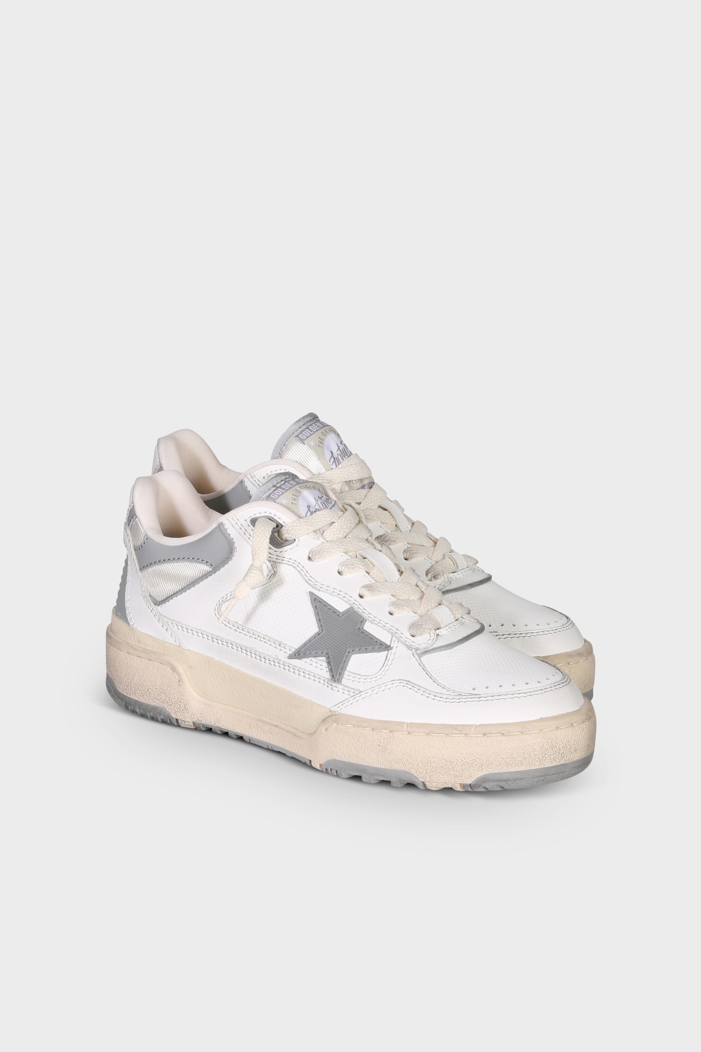 GOLDEN GOOSE Forty2 in White/Grey