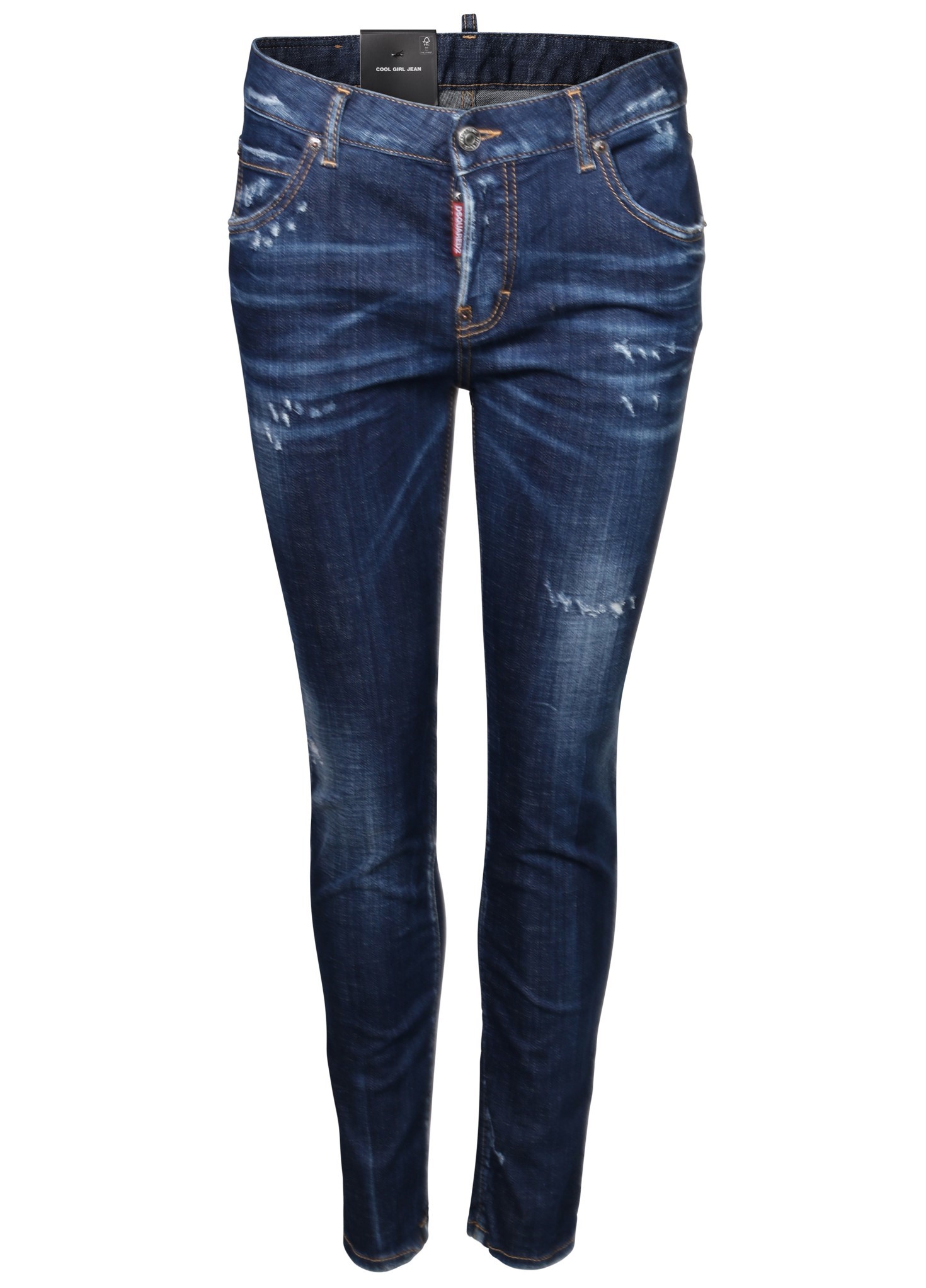 DSQUARED2 Cool Girl Jeans in Washed Dark Blue