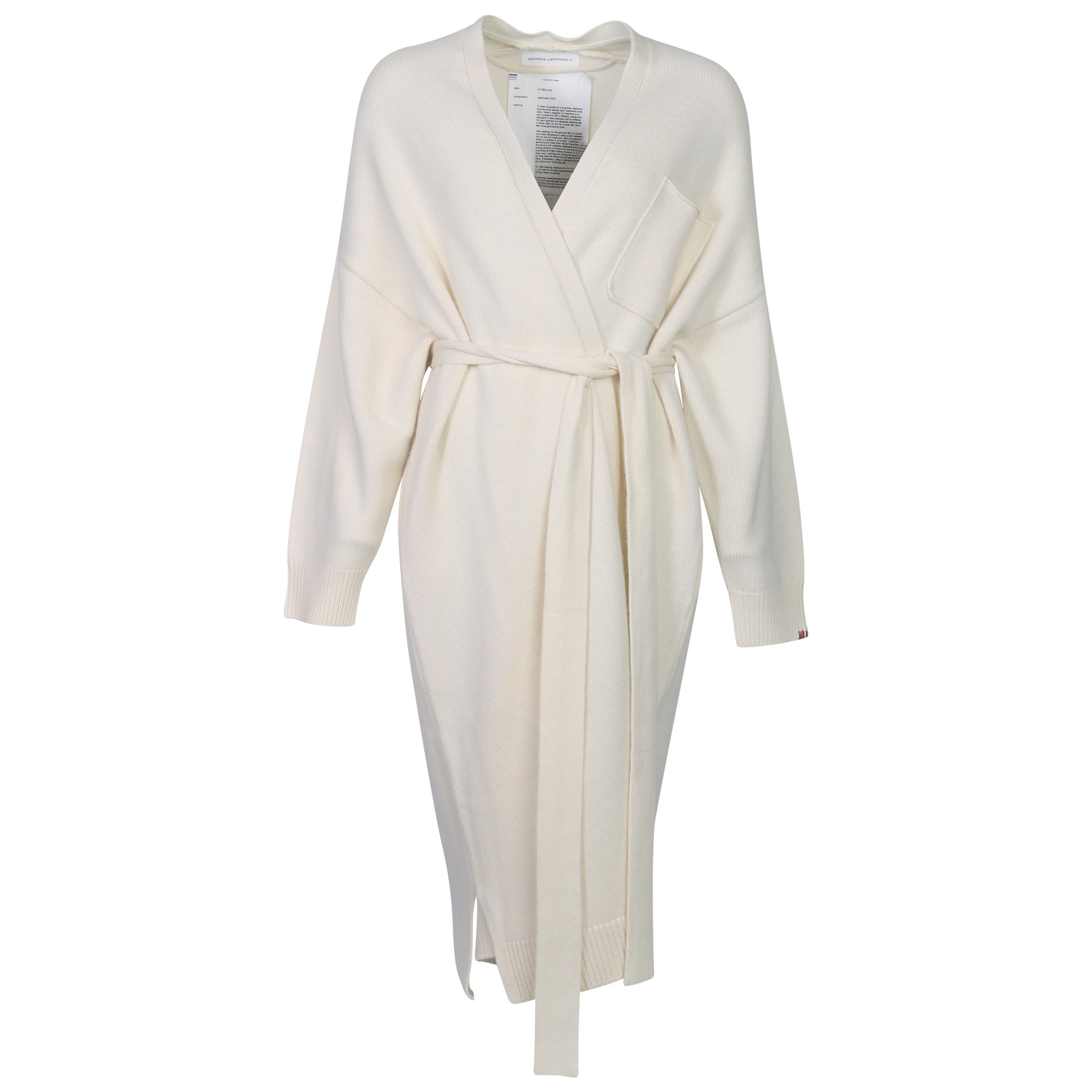 Extreme Cashmere Cardigan N°195 Coat in Cream