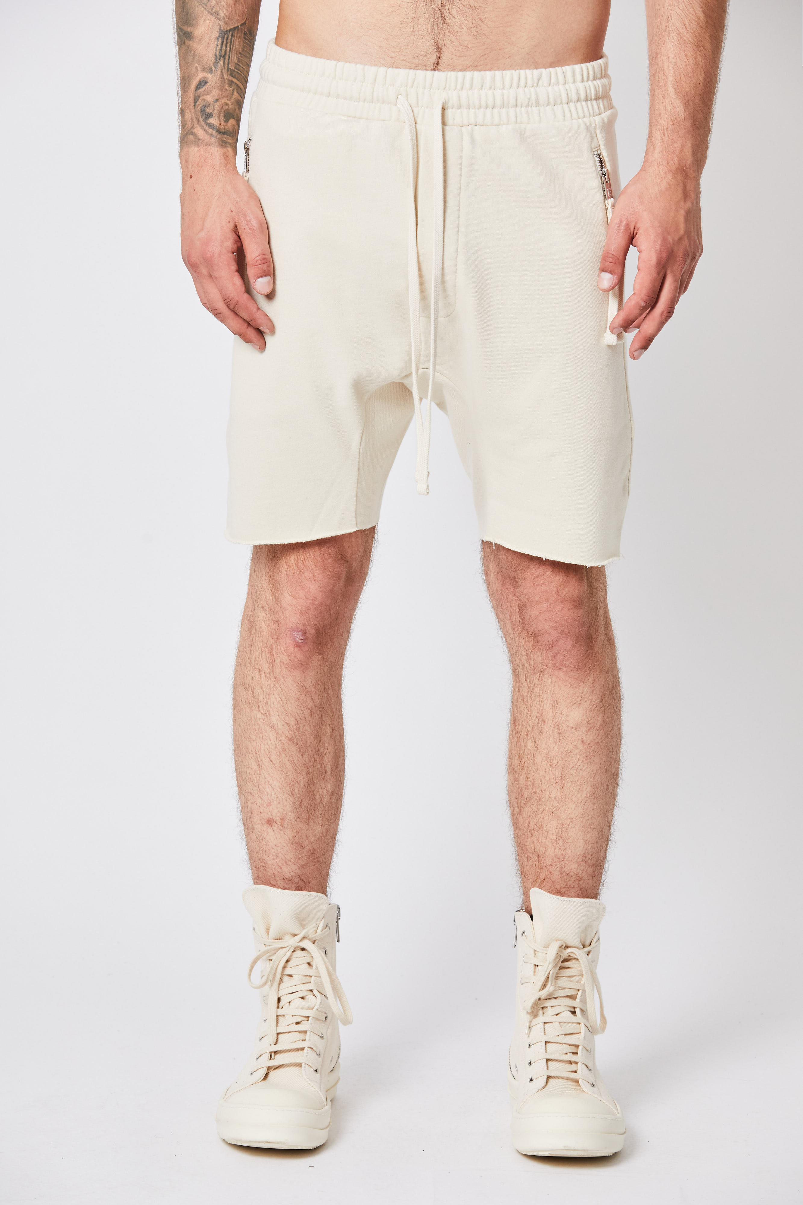 Thom Krom Sweatshorts in Ivory