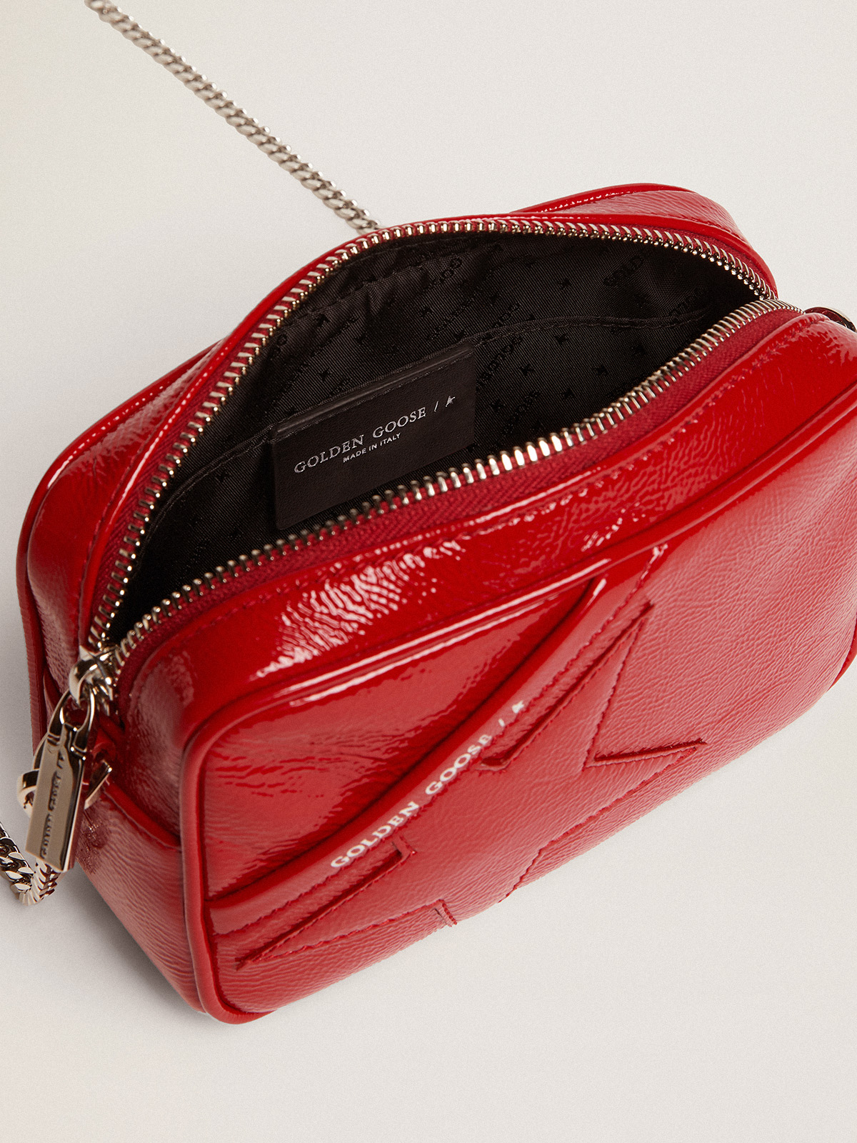 Golden Goose Mini Star Bag Naplack in Red
