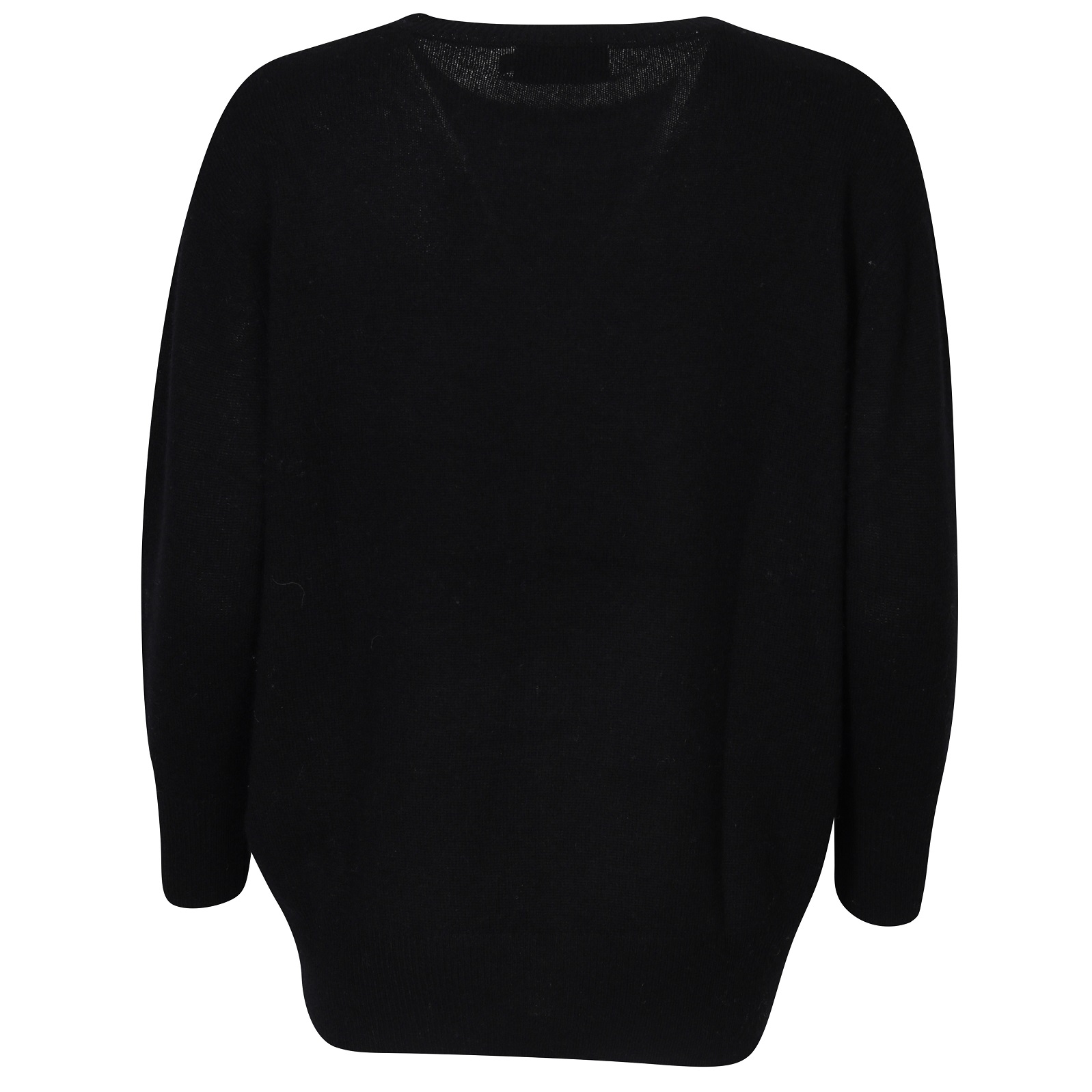FLONA Cashmere Pullover in Black L