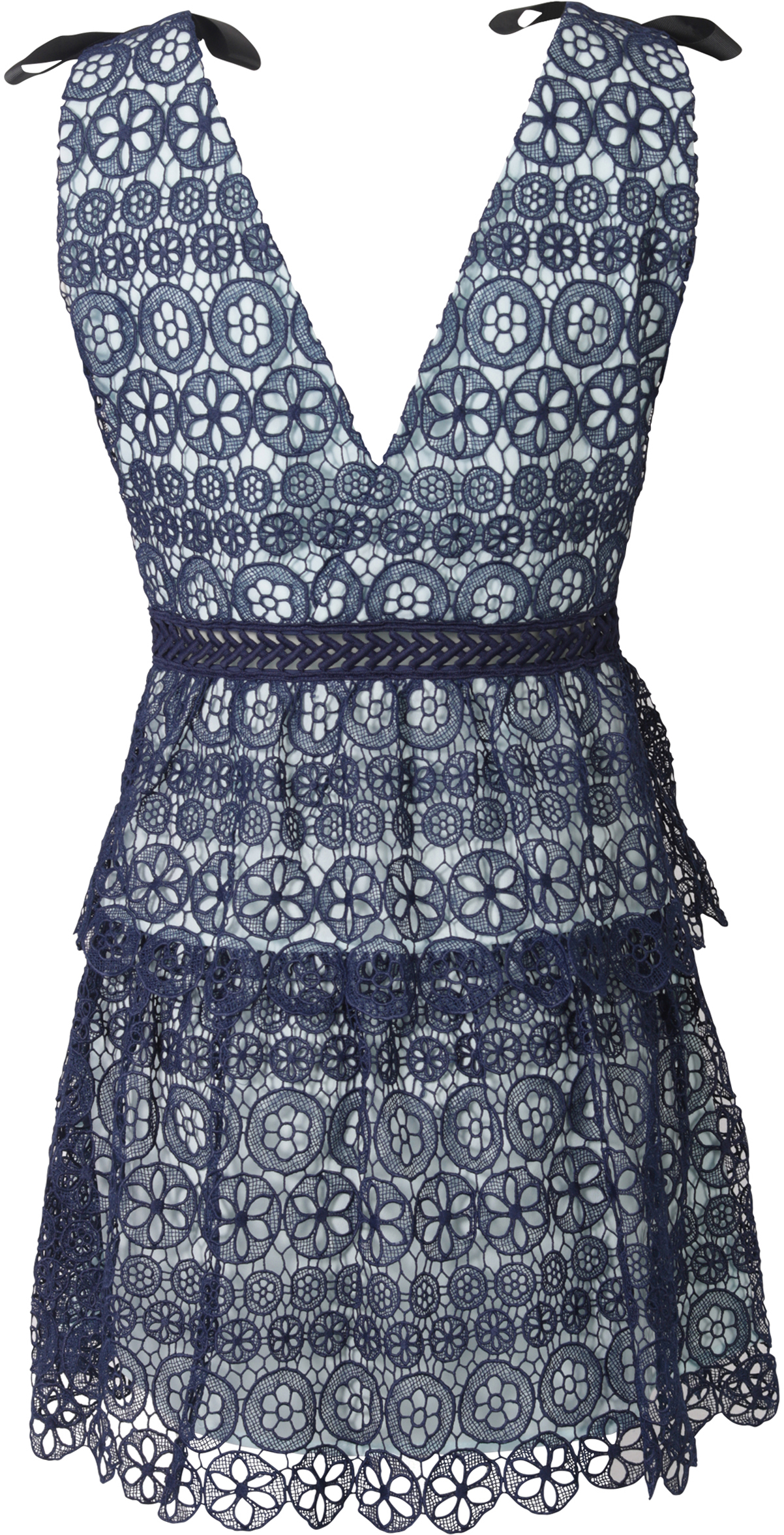 Self-Potrait Kleid navy
