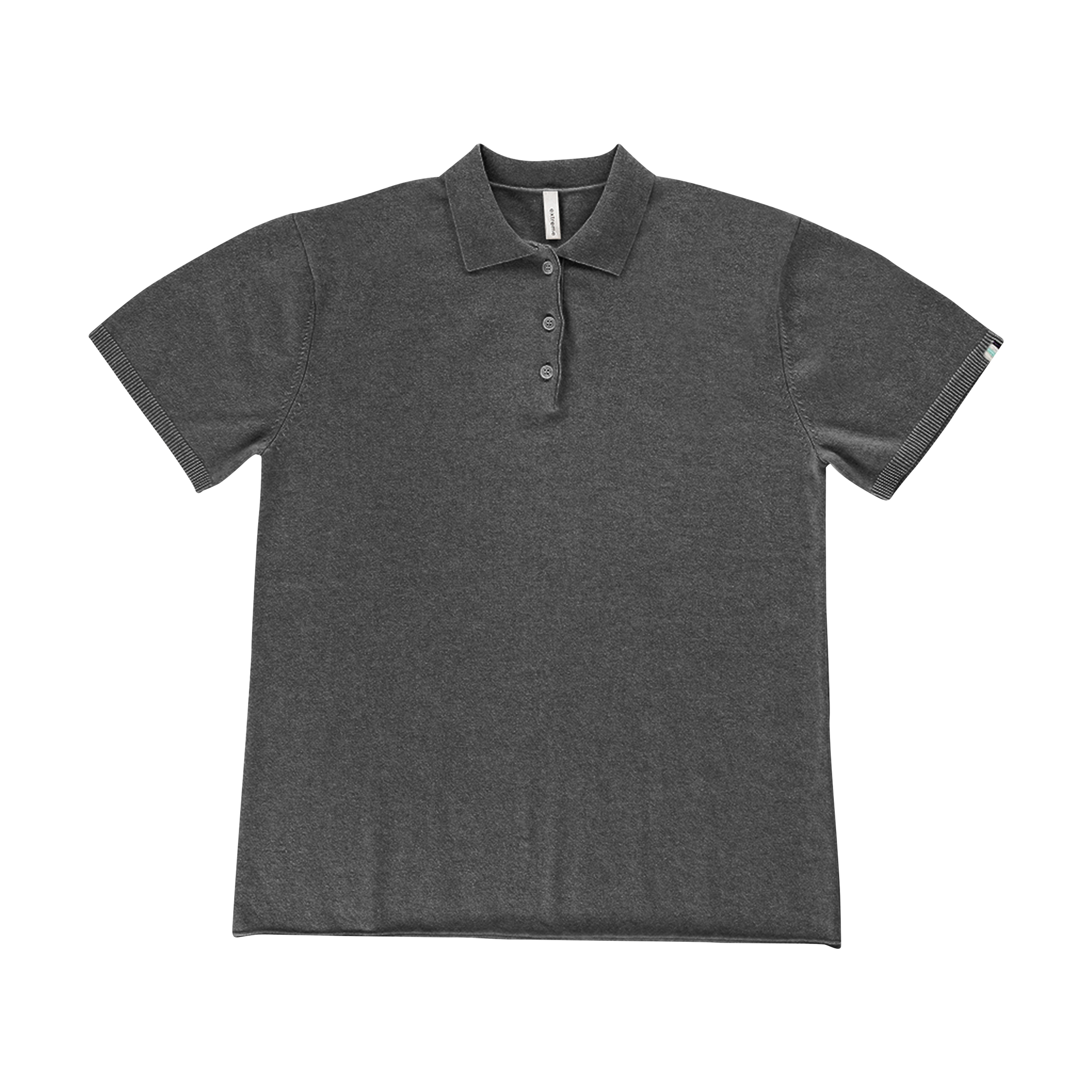 Extreme Cashmere Polo Shirt N°126 Lezard in Felt