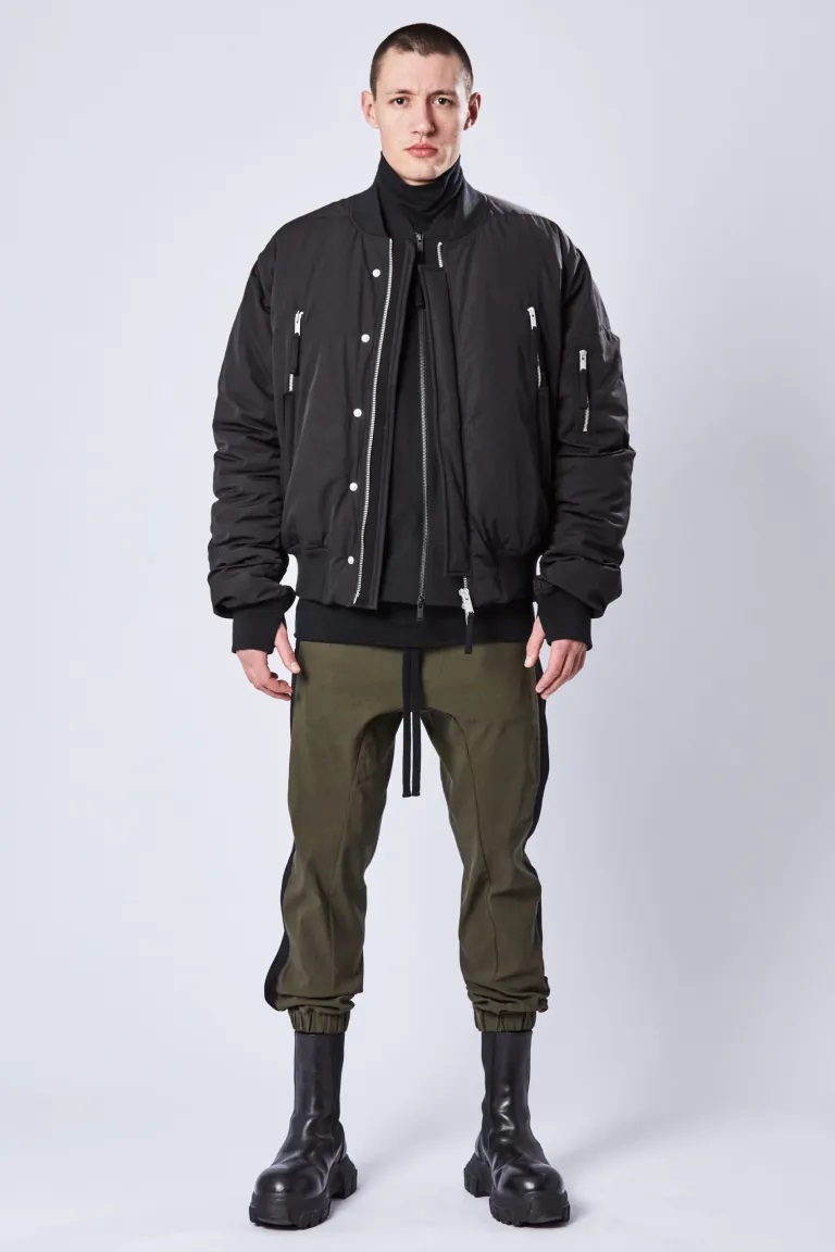 THOM KROM Padded Bomberjacket in Black S