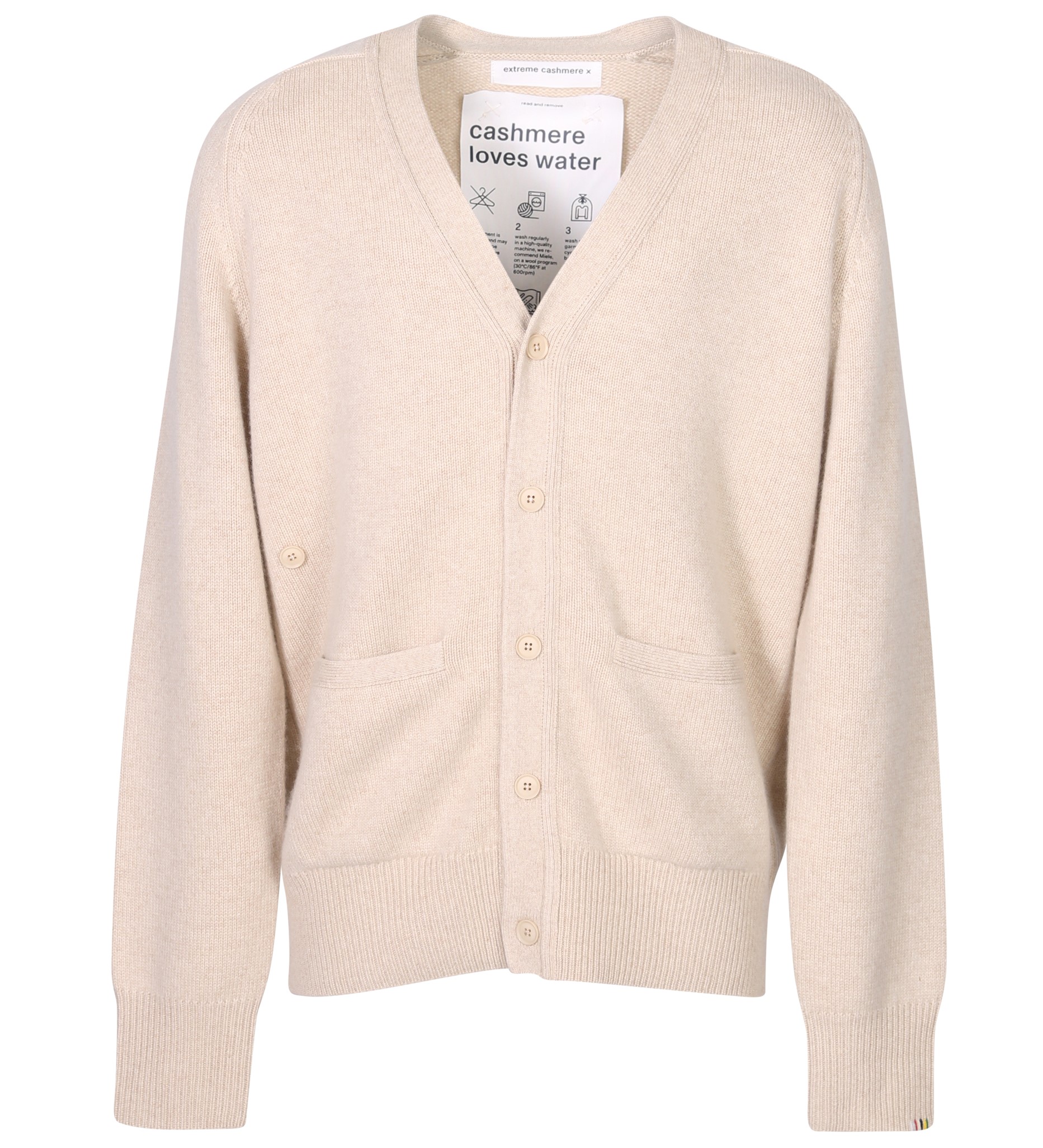 EXTREME CASHMERE Papilli N°244 Cardigan in Latte