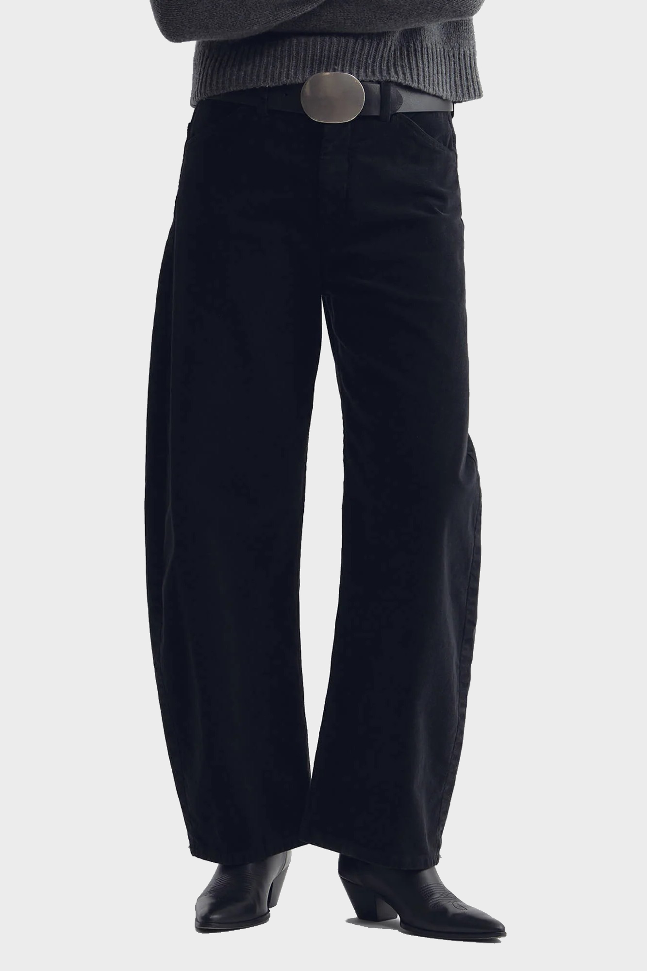 NILI LOTAN Tribeca Corduroy Pant in Black