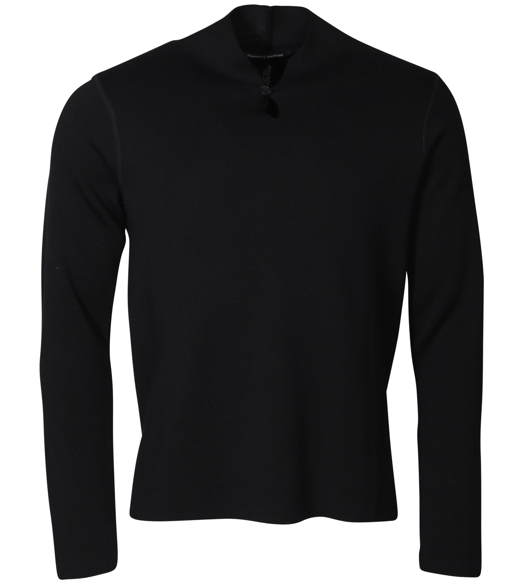 HANNES ROETHER Knit Sweater in Black HANNES ROETHER Knit Sweater in Black