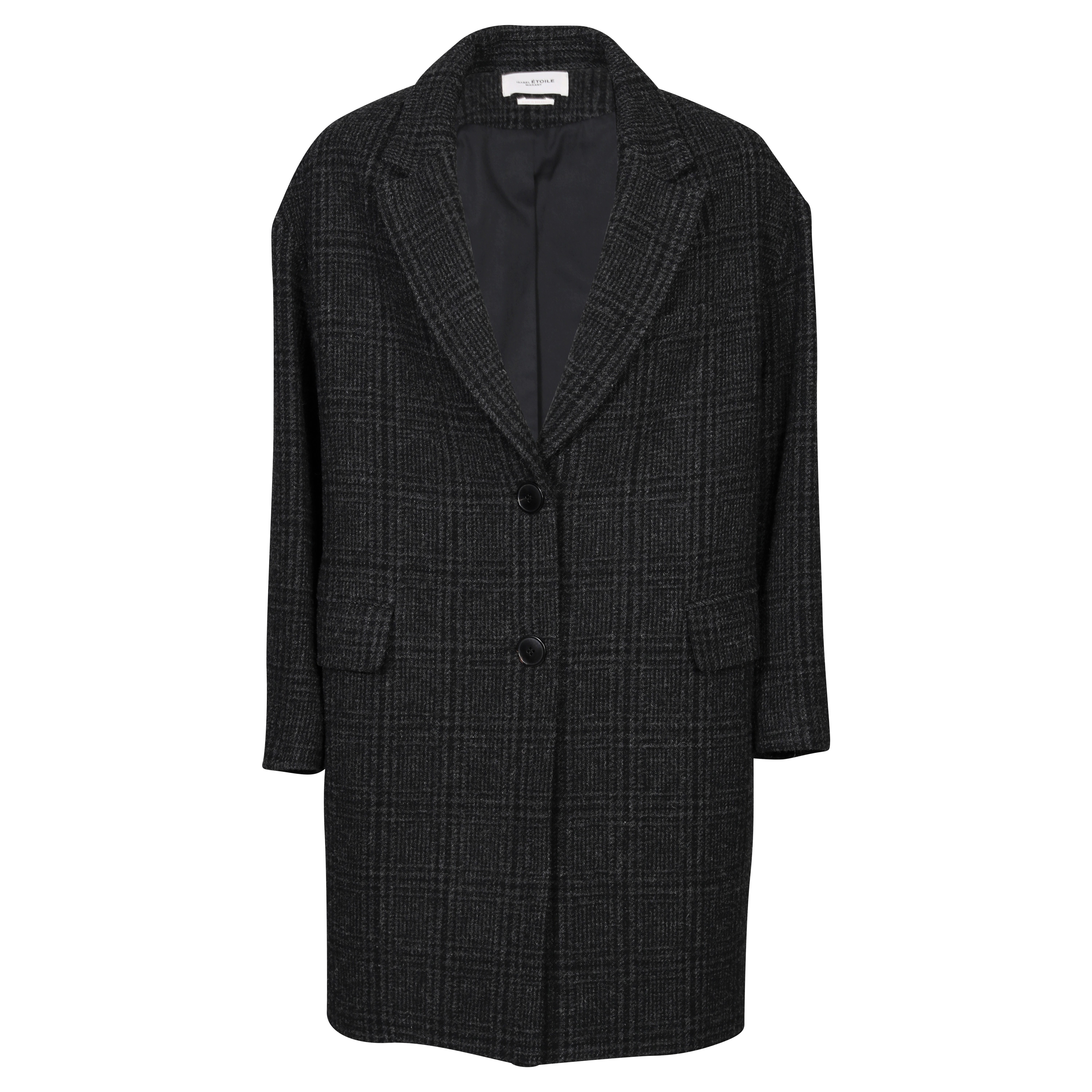 Isabel Marant Étoile Wool Coat Limiza Anthracite