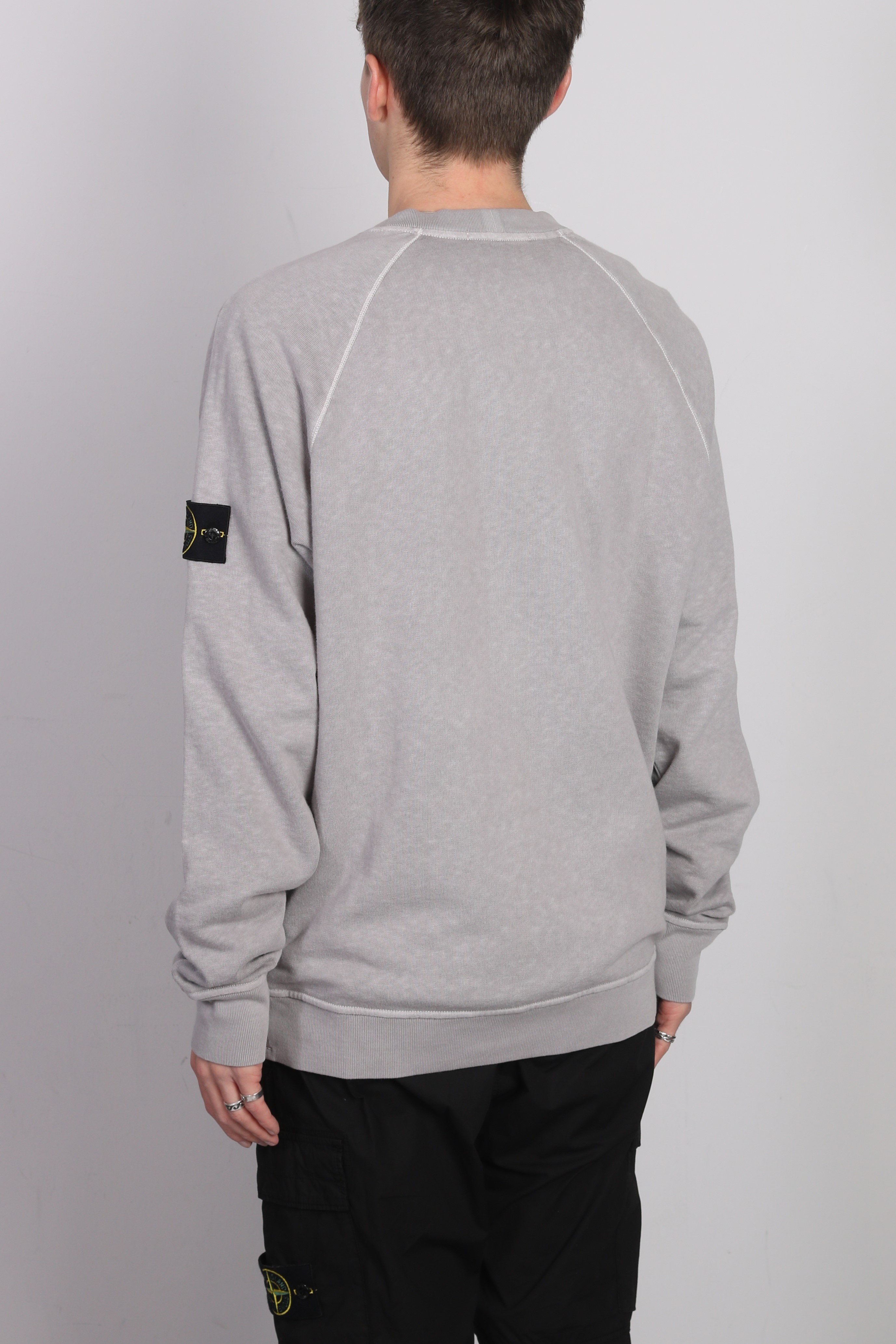 STONE ISLAND Vintage Sweatshirt in Washed Taupe M