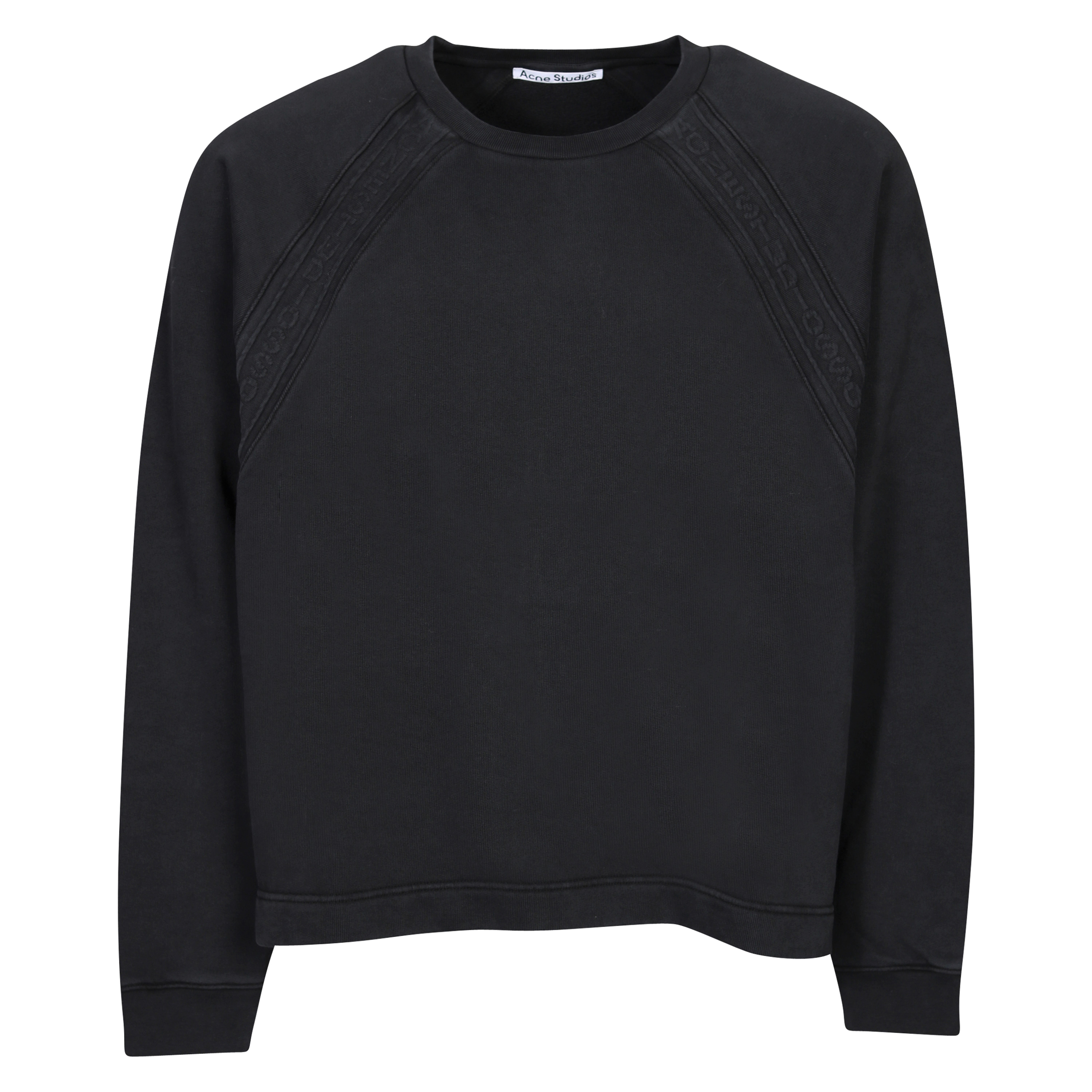 Acne Studios Logo Sweatshirt in Black